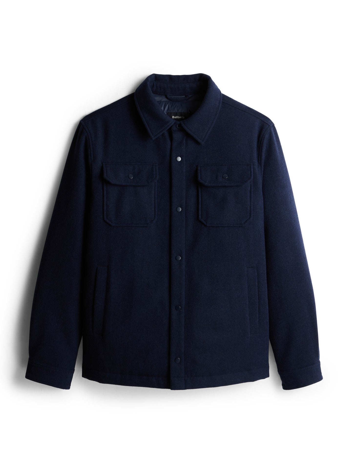Blouson navy en laine Balibaris - Wilford