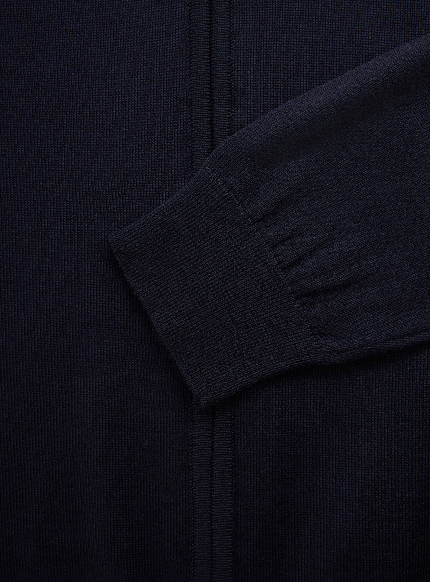 Cardigan marine en laine Balibaris - Scott - Packshot