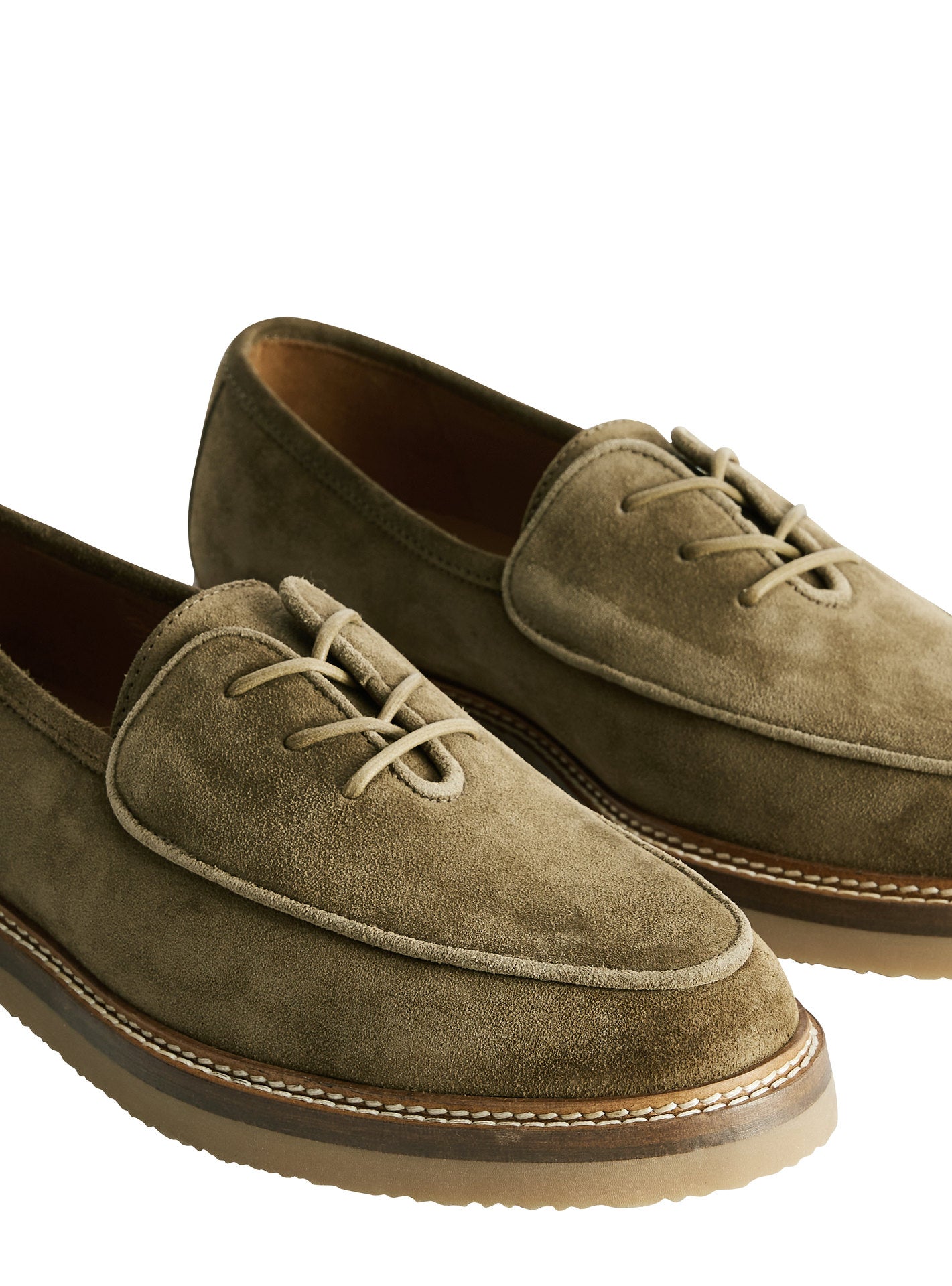 Chaussures beige en cuir Balibaris - Derbies Olivier