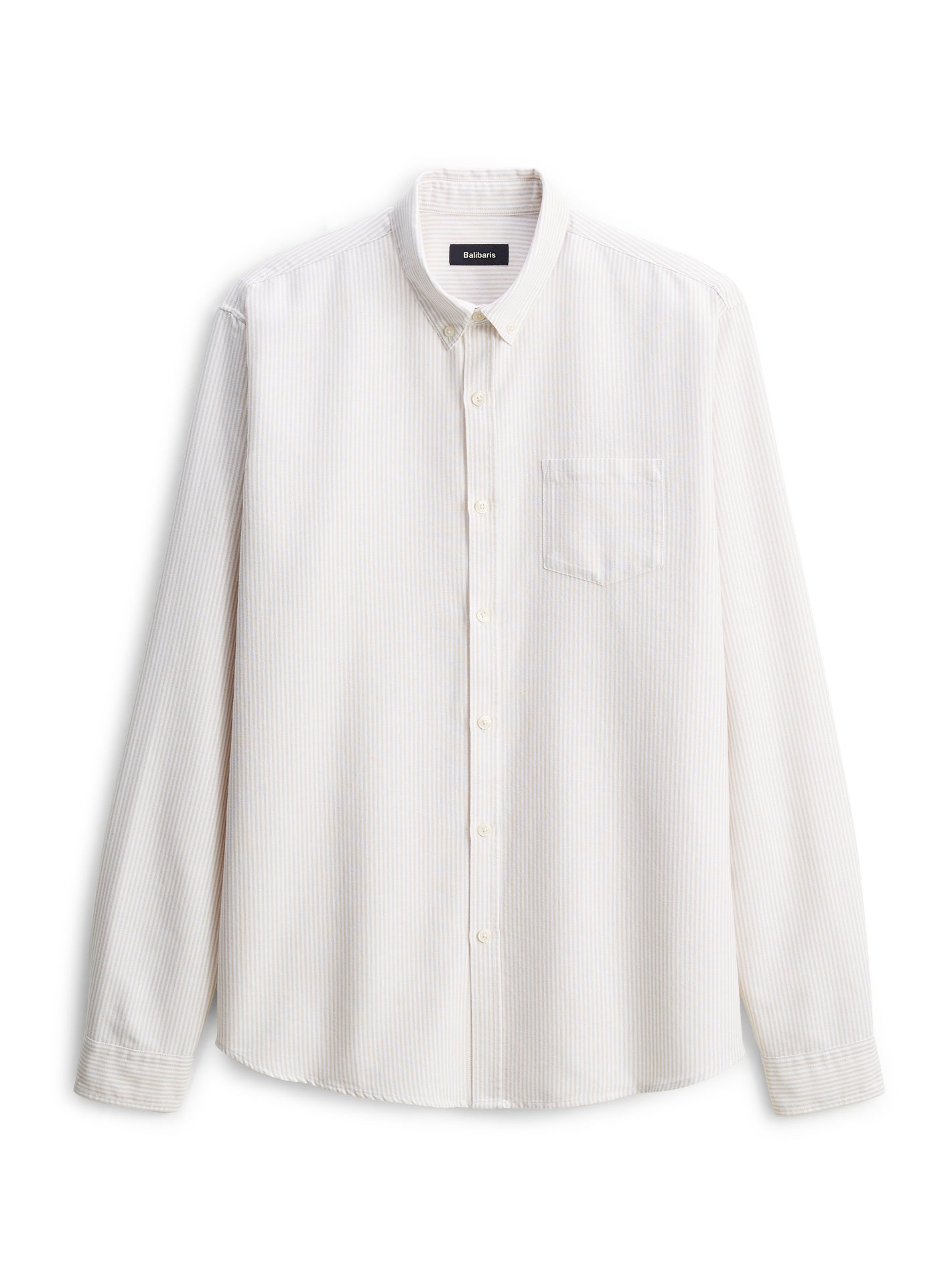 Chemise en coton Balibaris - Tribeca White/Chanvre - Packshot