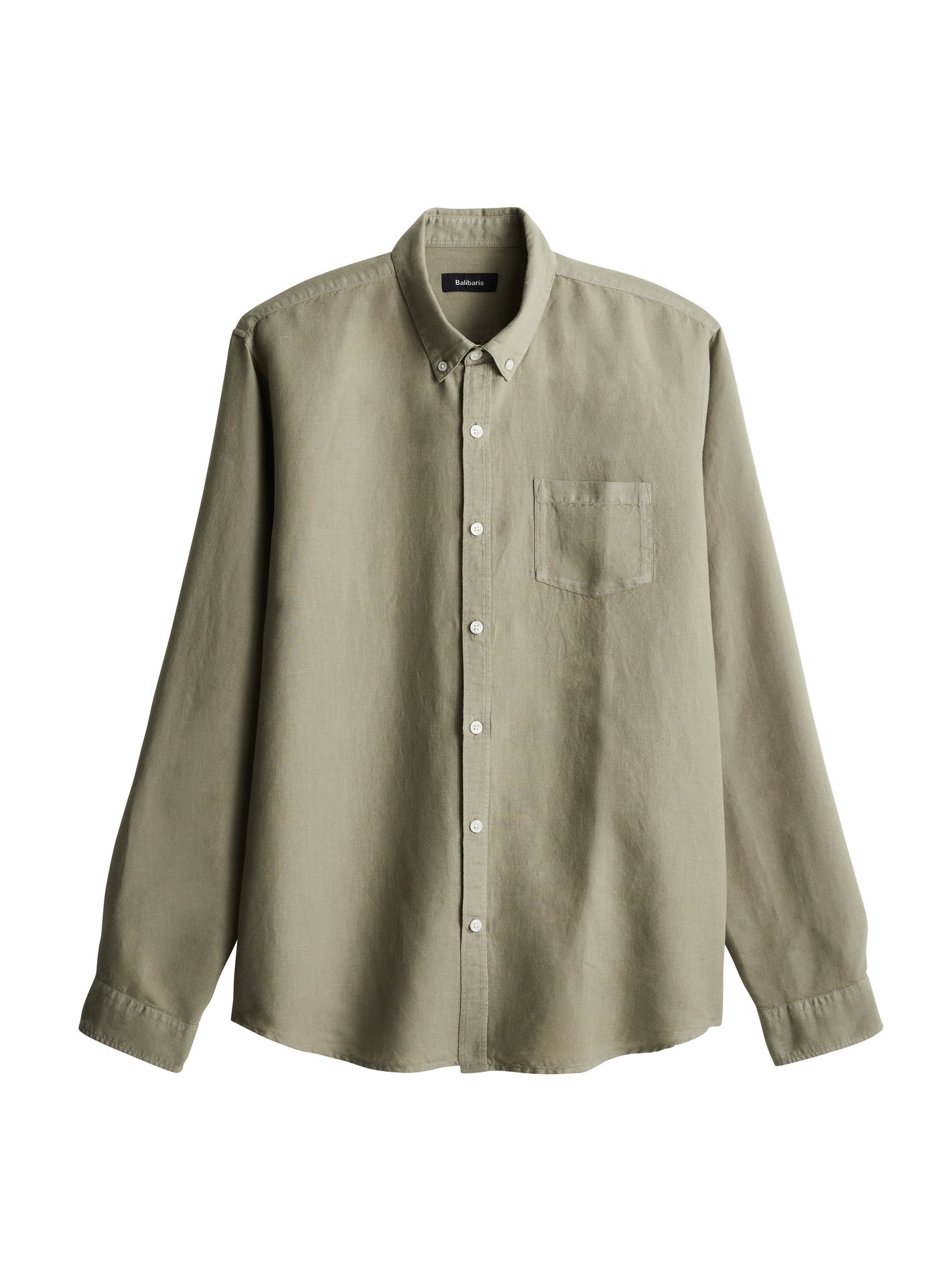 Chemise en coton Balibaris - Tribeca Asperge - Packshot