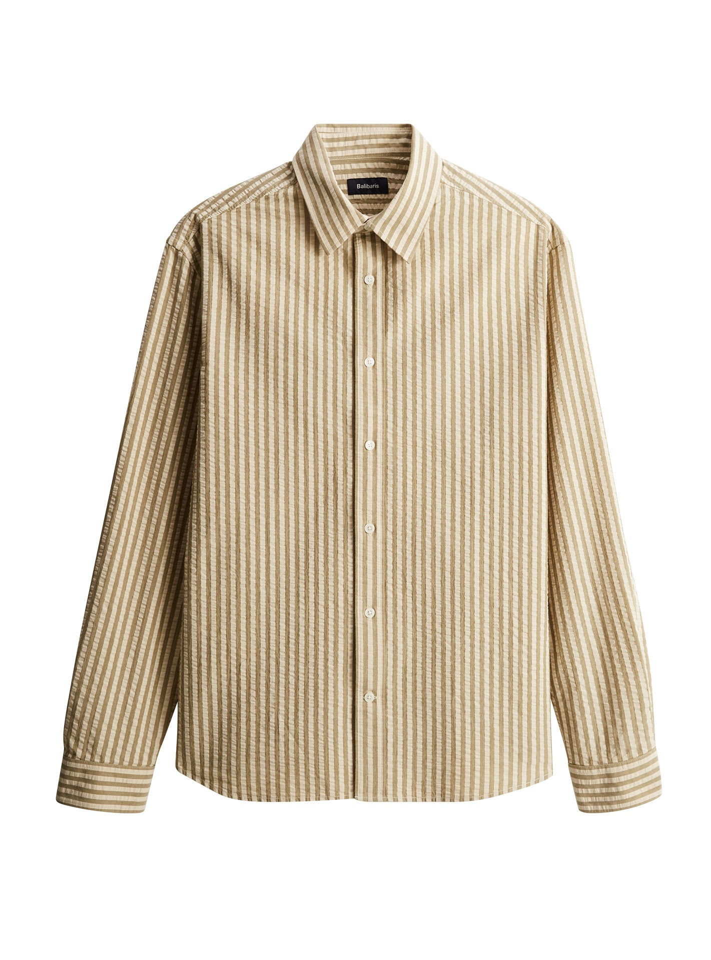Chemise ecru en coton Balibaris - Robin Sauge/