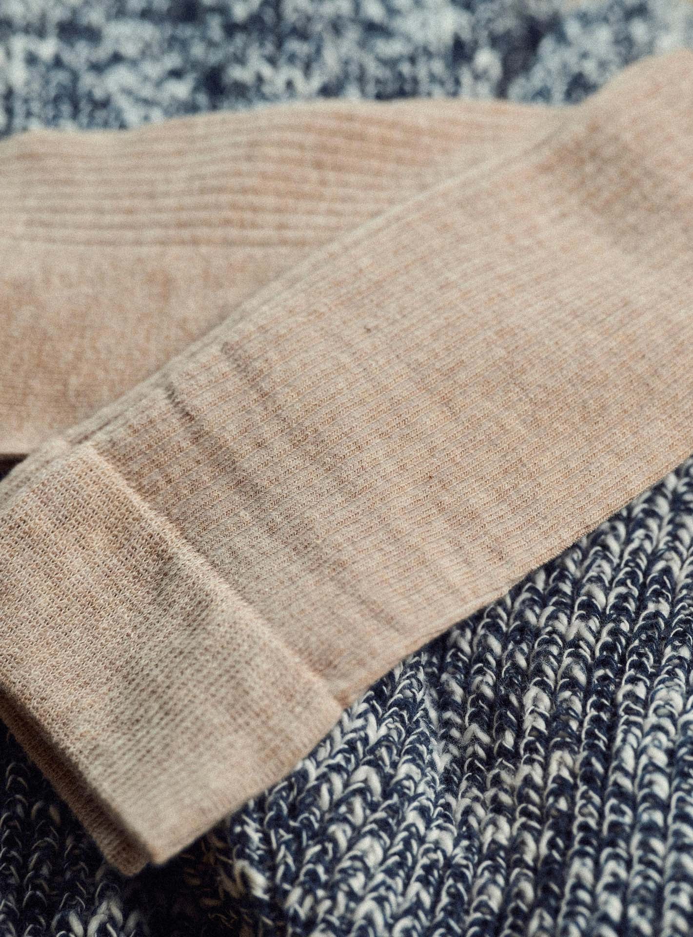 Chaussettes beige en coton Balibaris - Barnabé Mixed