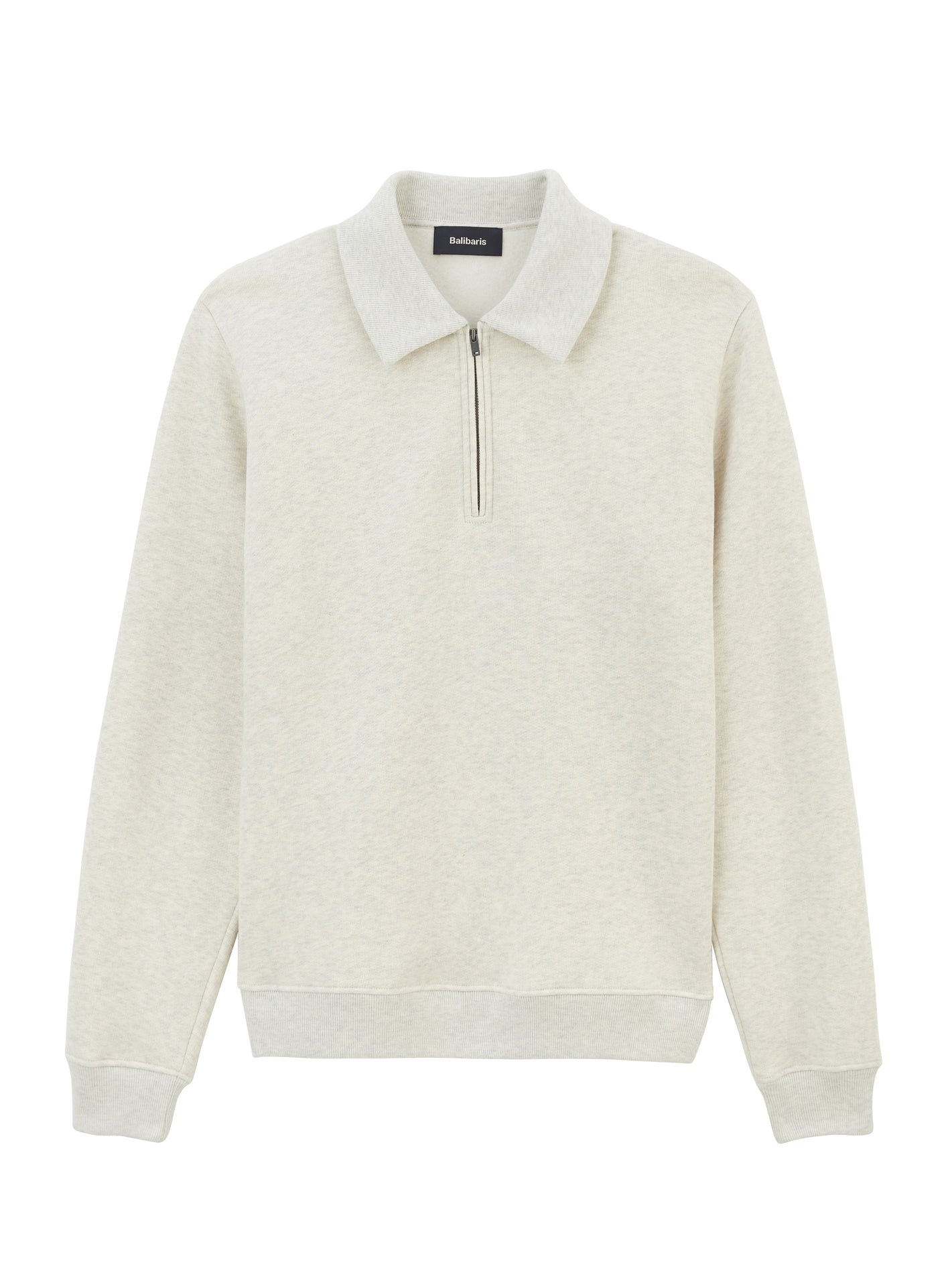 Sweat beige en coton Balibaris - Edgar Mixed - Packshot