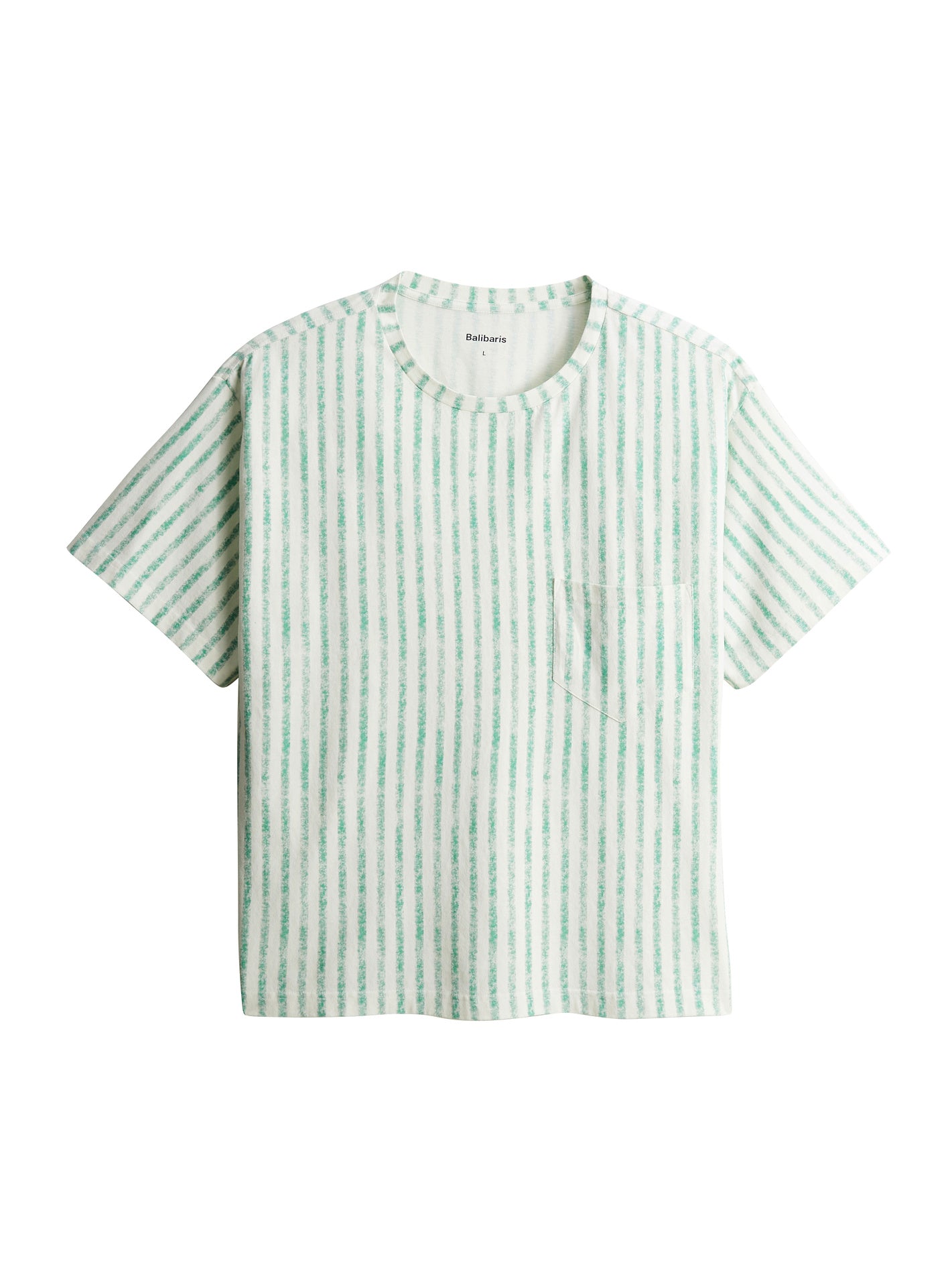 T-shirt en coton Balibaris - Alder Emeraude - Packshot