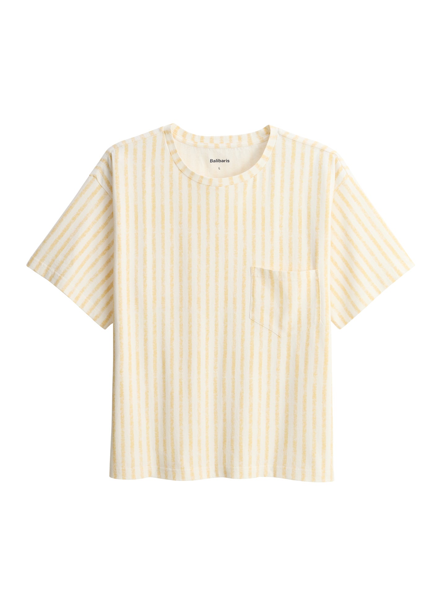 T-shirt en coton Balibaris - Alder Raffia - Packshot