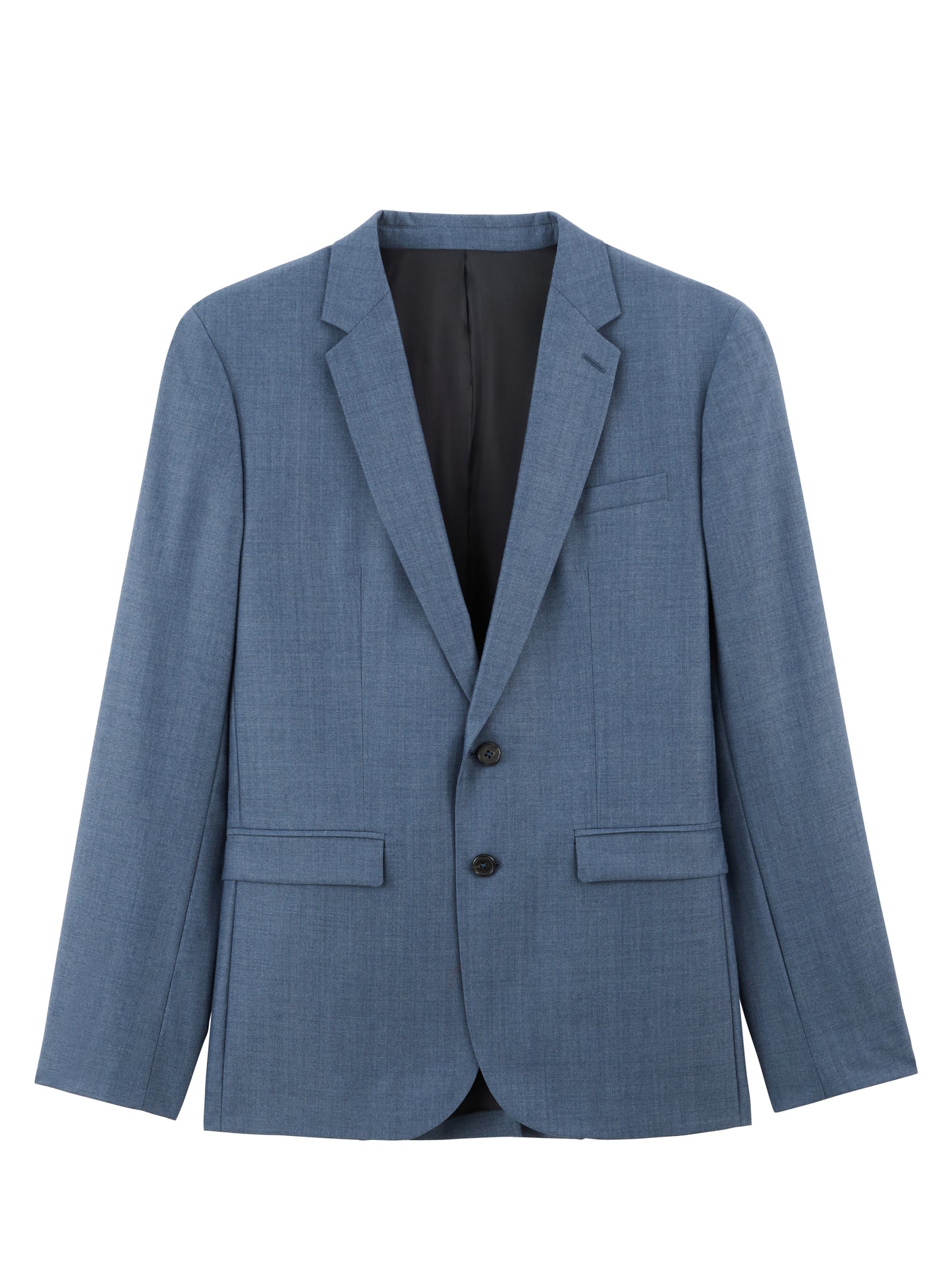 Veste de costume en laine Balibaris - Gekko Blue Melanged