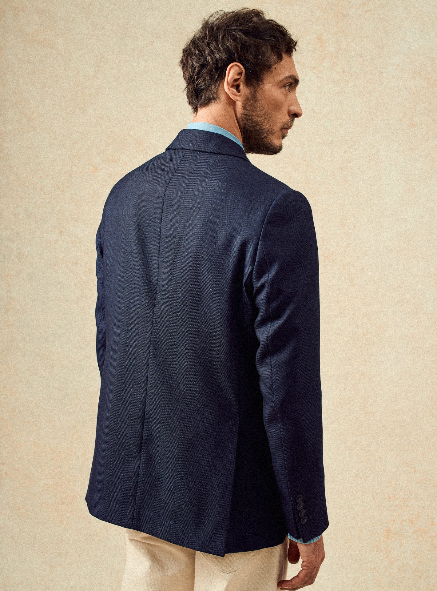 Veste navy en laine Balibaris - Bailey