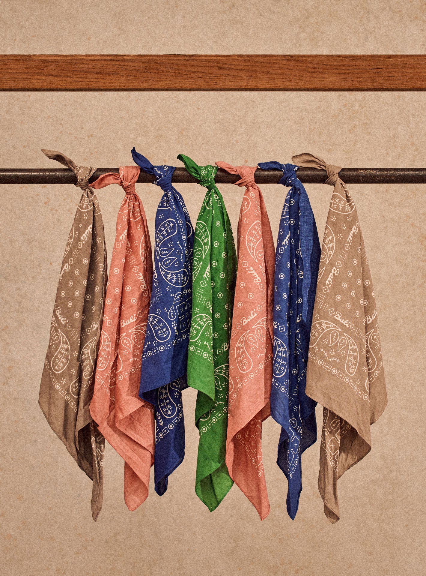 Echarpe en coton Balibaris - Foulard Cilian Rosette