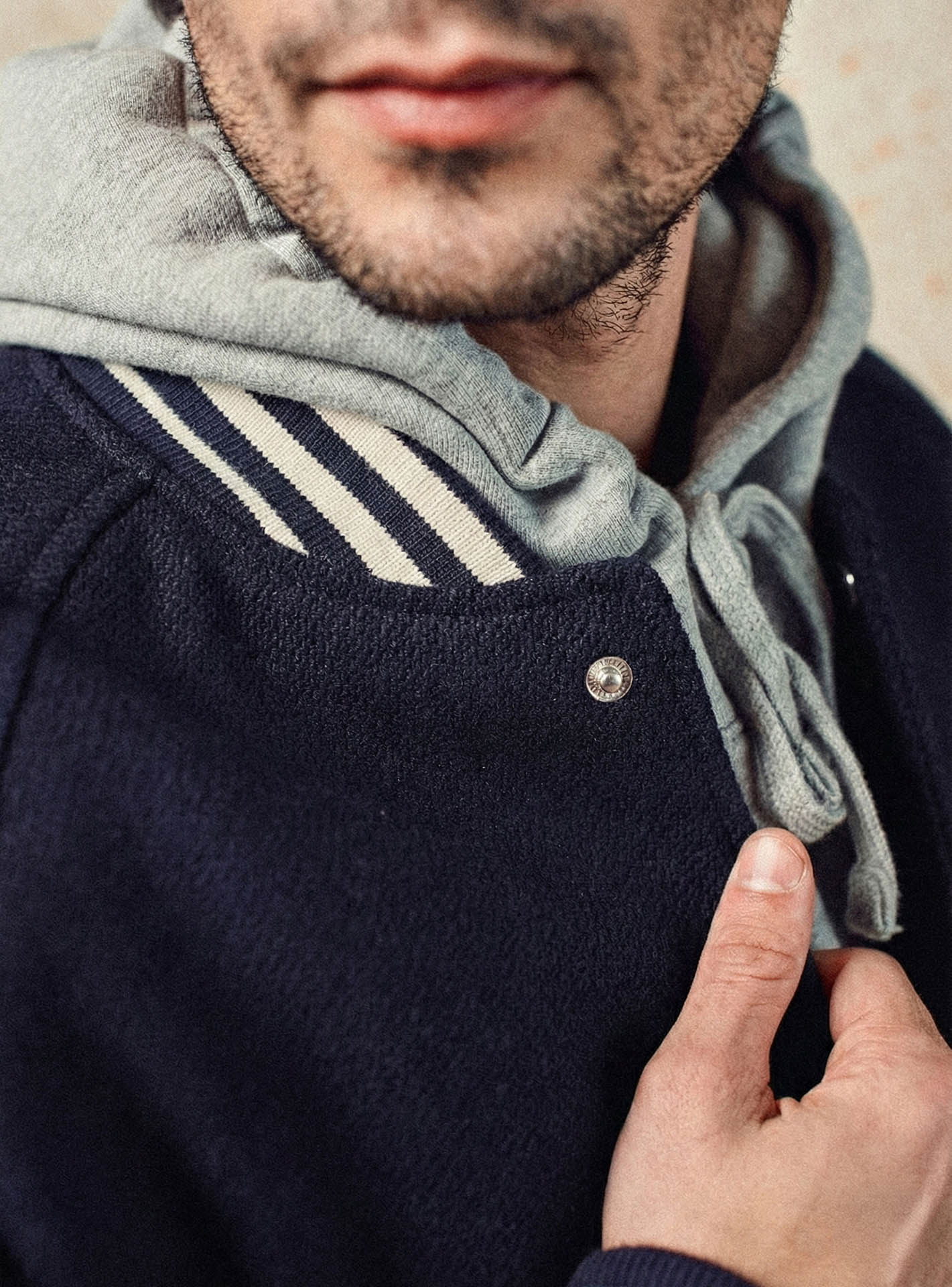 Blouson navy Balibaris - Eddy