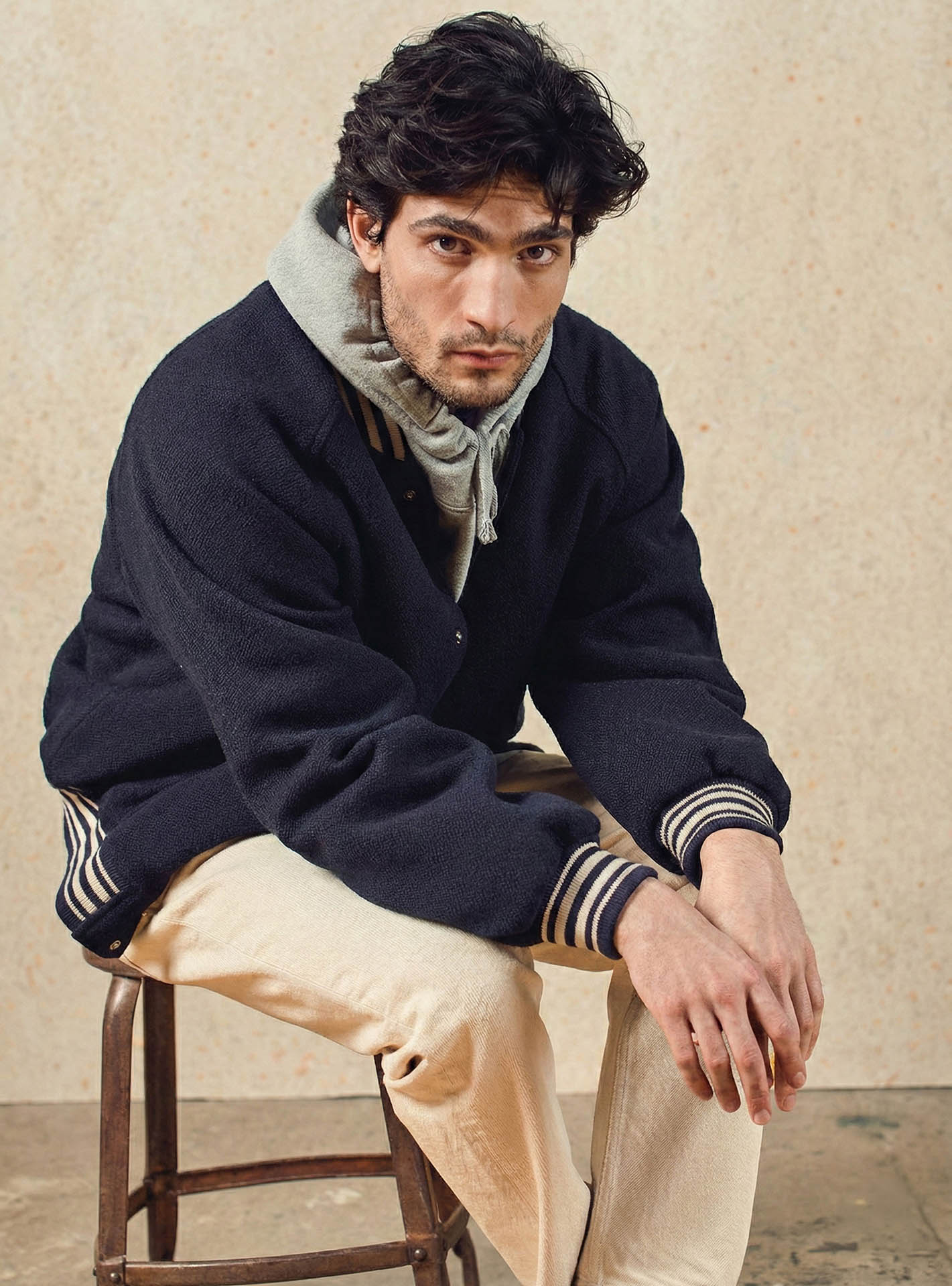Blouson navy Balibaris - Eddy - Plan taille