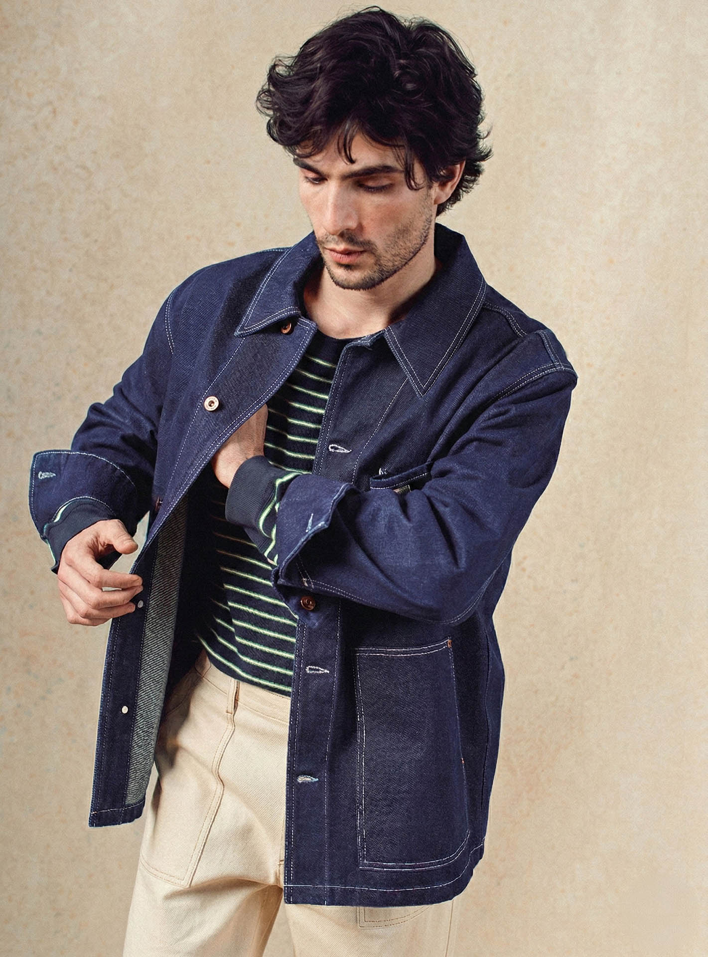 Blouson en coton Balibaris - Mel Brut - Plan taille