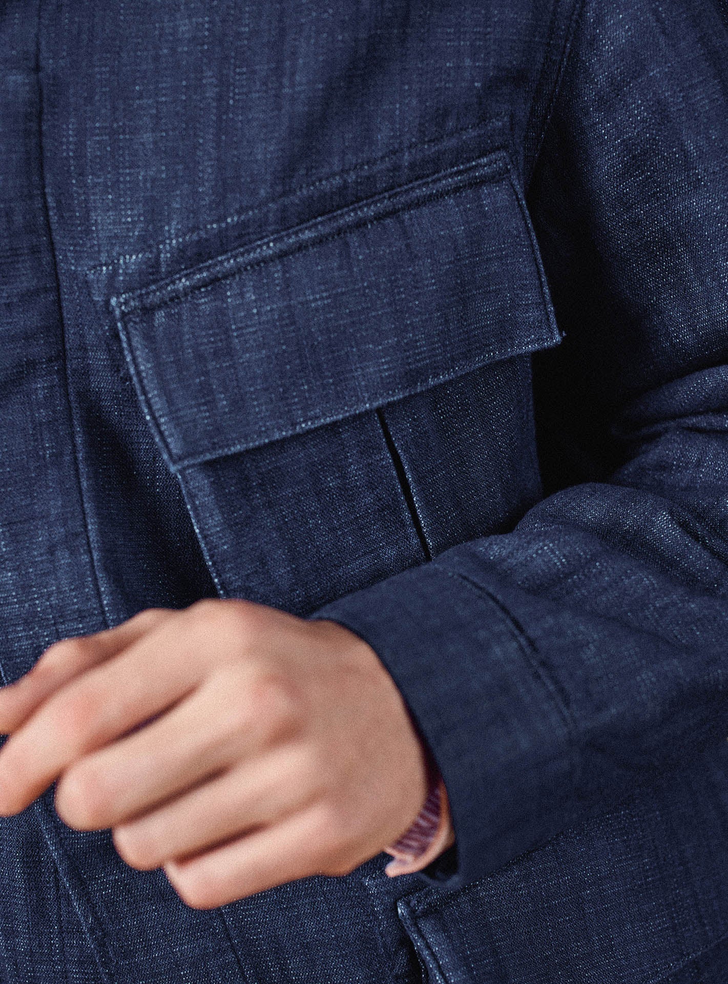 Blouson indigo Balibaris - Aliocha