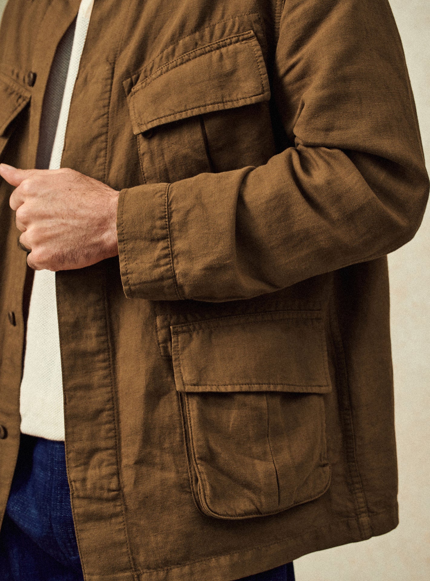 Blouson Aliocha Brun-3