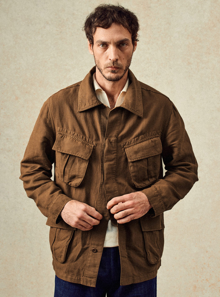 Blouson Aliocha Brun