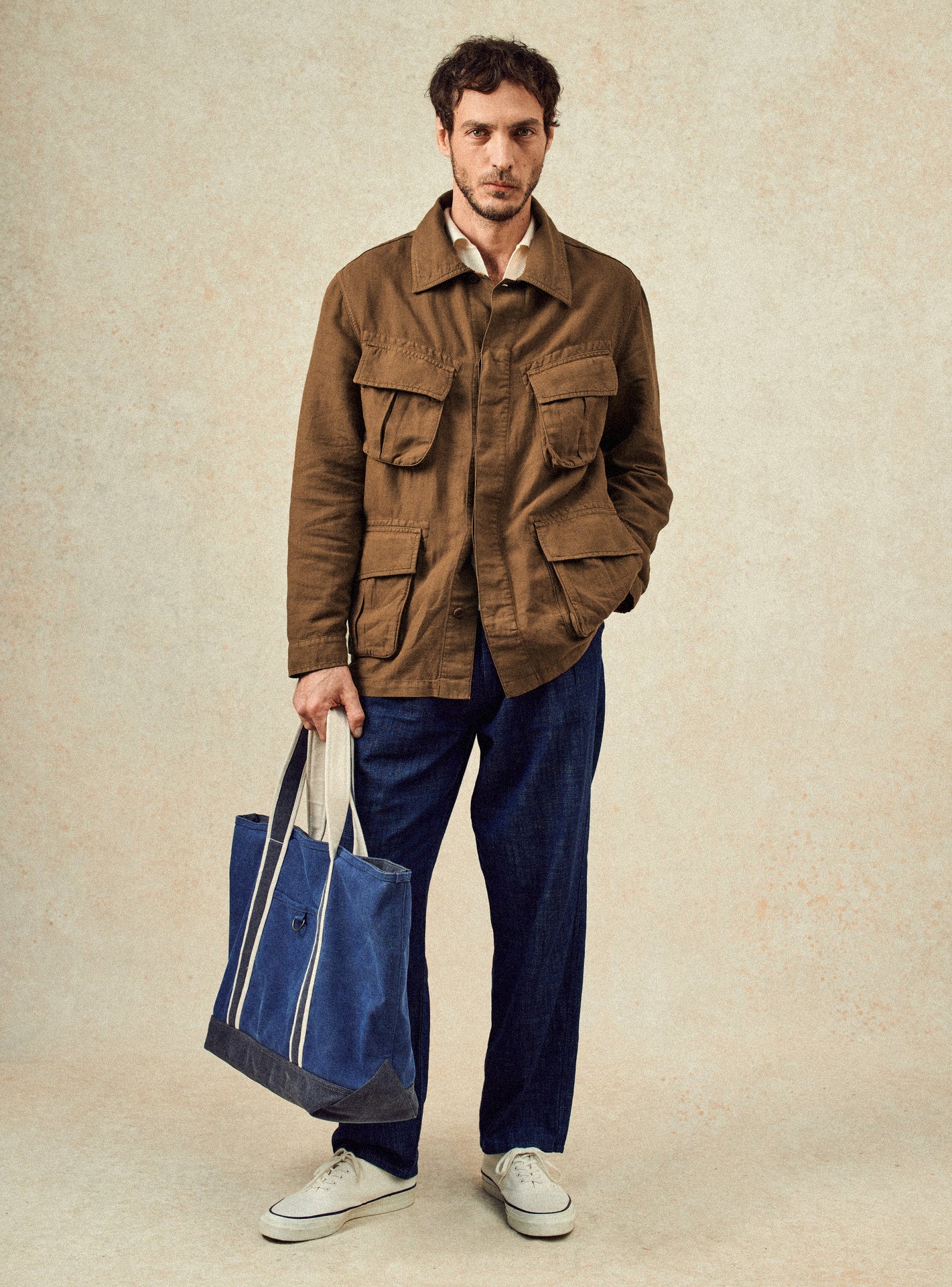 Blouson Aliocha Brun-2