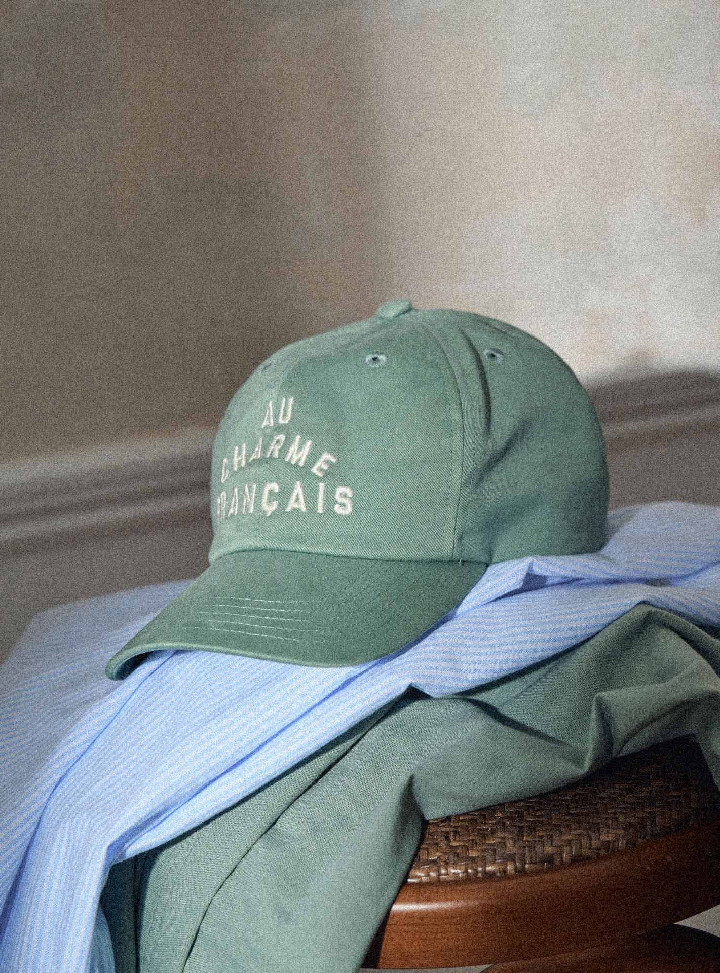 Casquette en coton Balibaris - Pete Eucalyptus