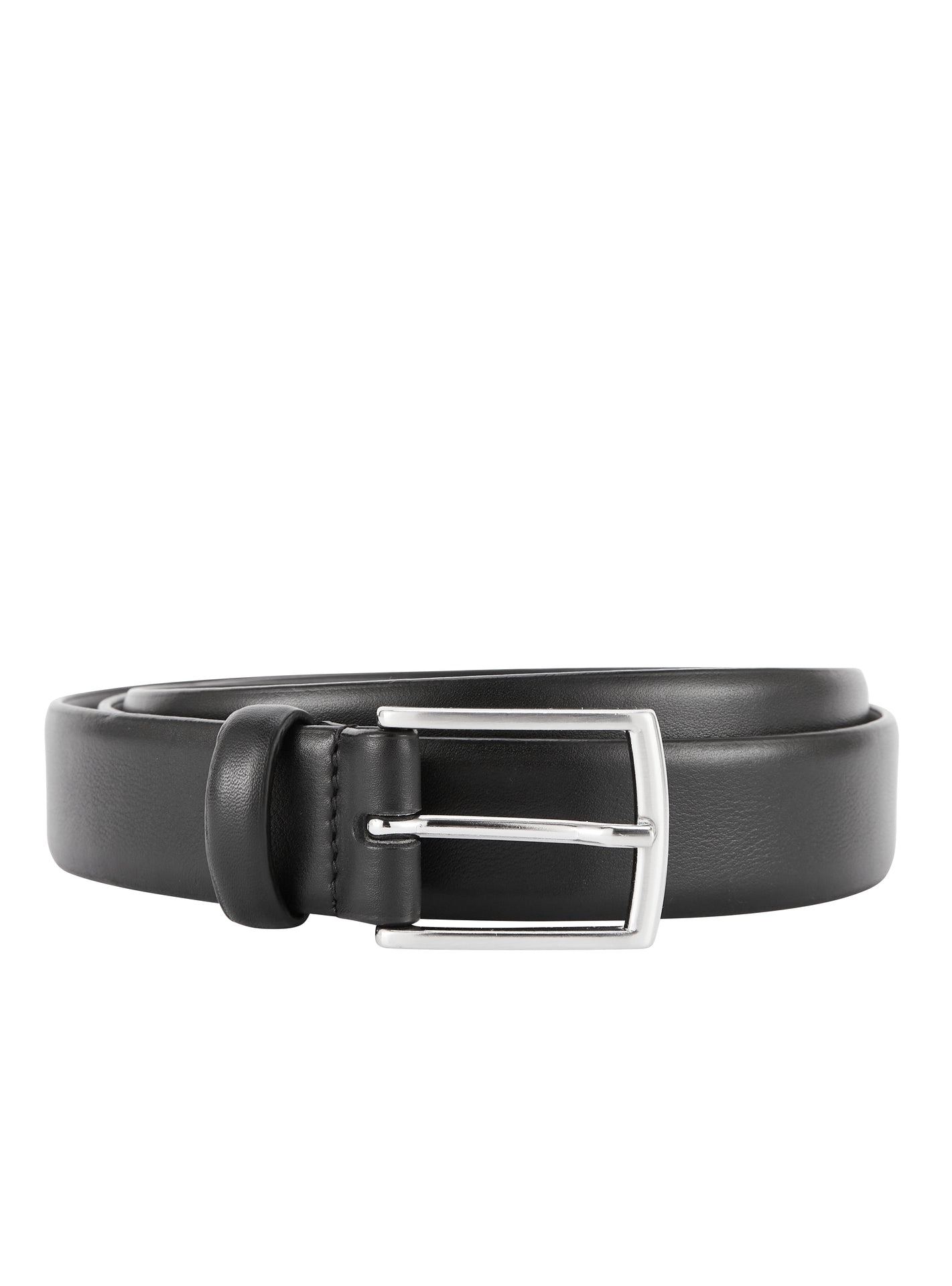 Ceinture noir en cuir Balibaris - Draper - Packshot