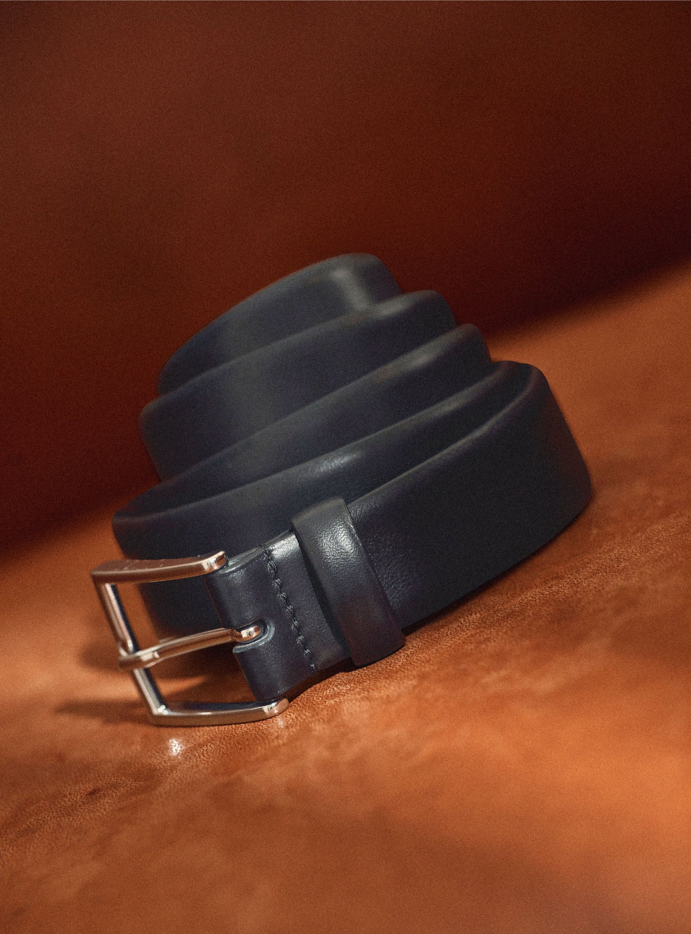 Ceinture noir en cuir Balibaris - Draper