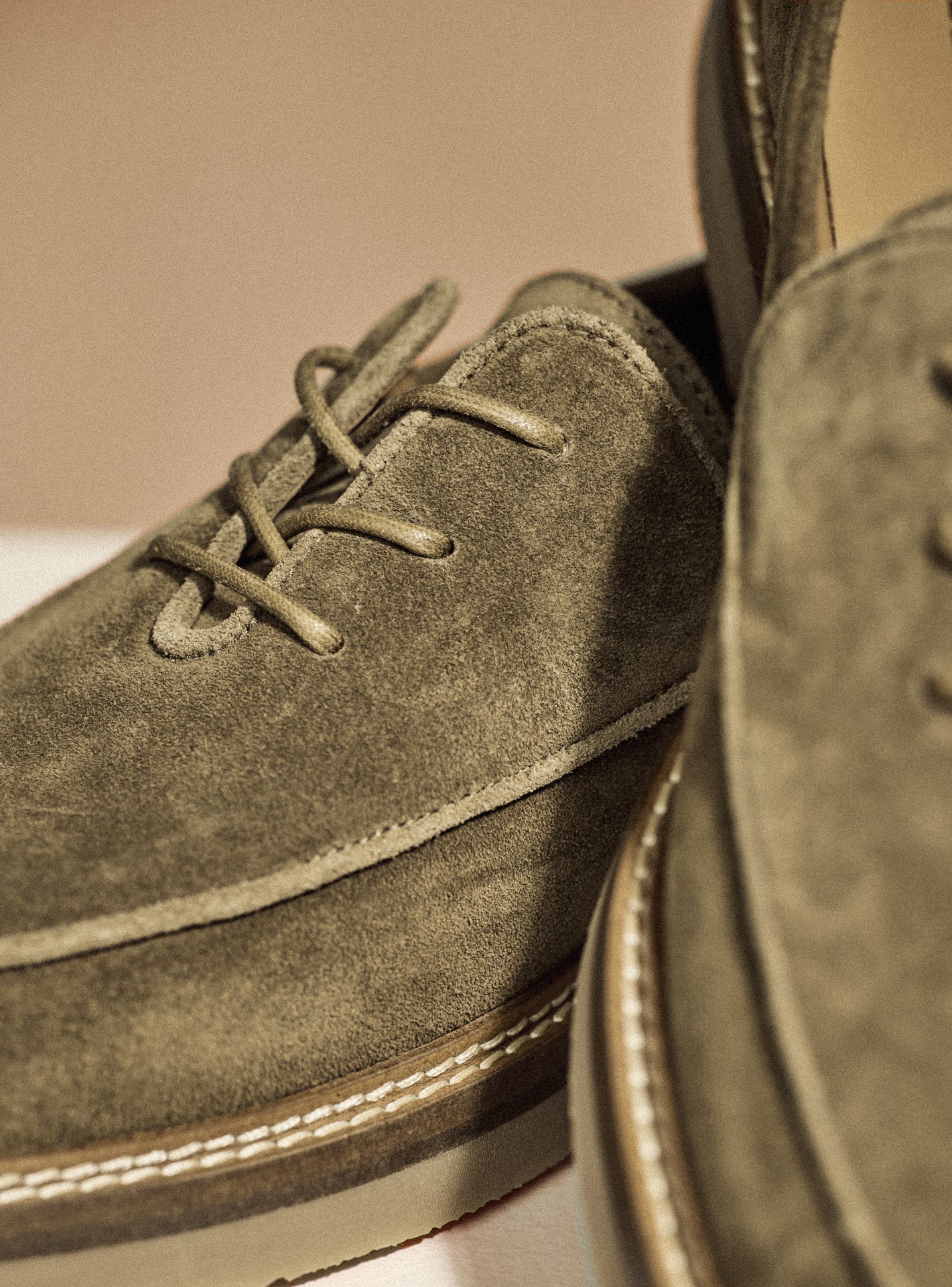 Chaussures beige en cuir Balibaris - Derbies Olivier
