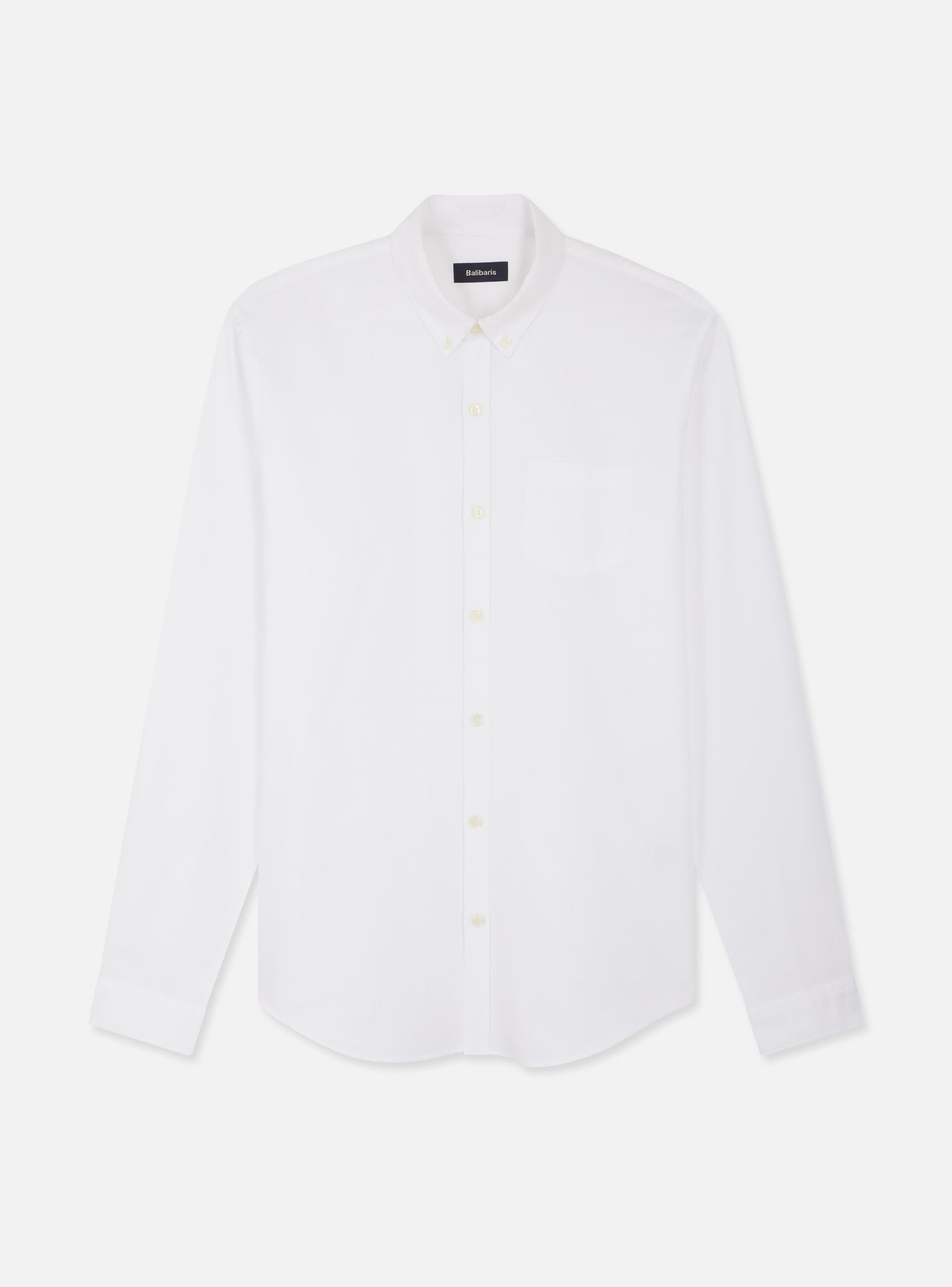 Chemise blanc en coton Balibaris - Tribeca - Packshot