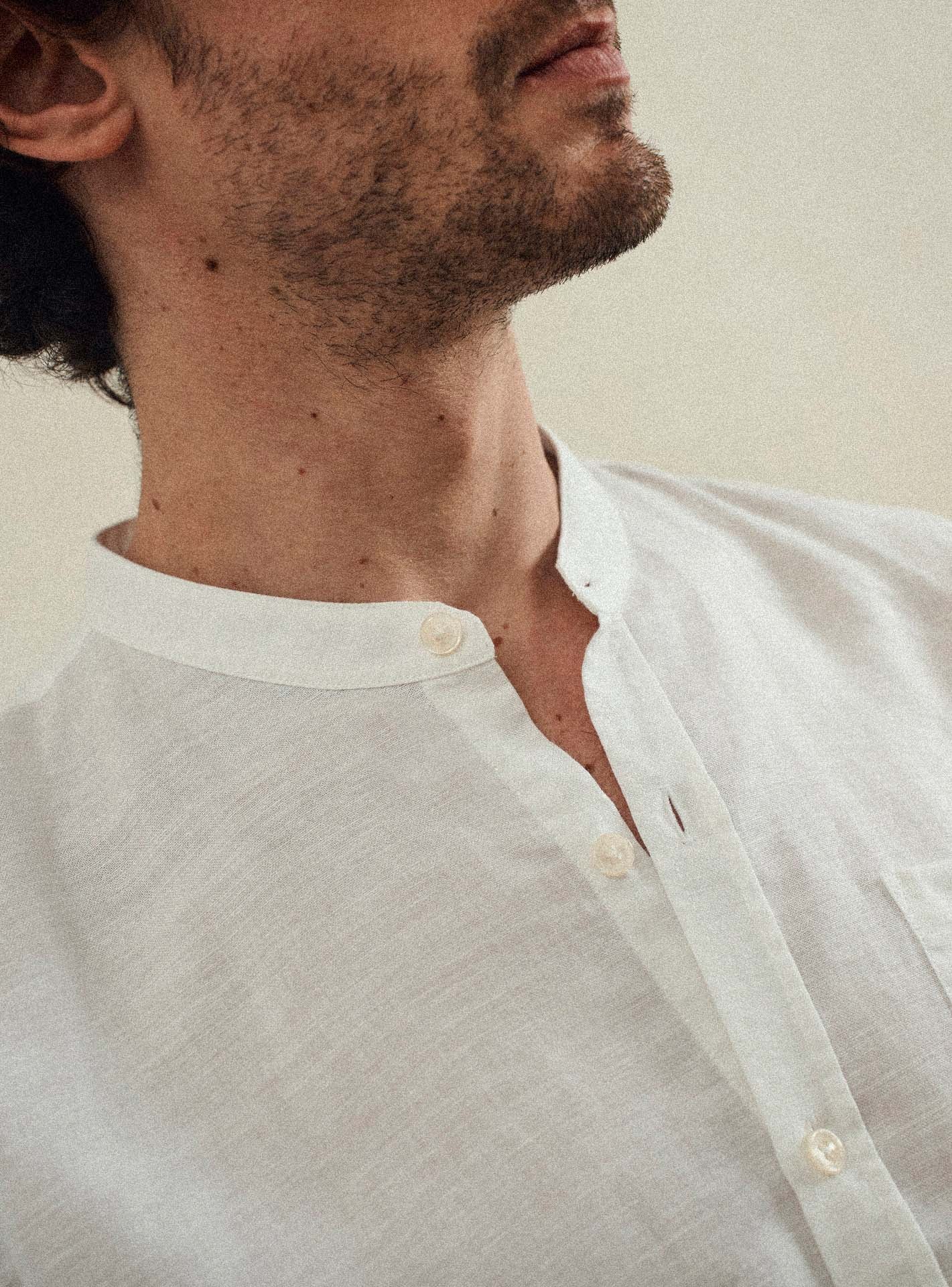 Chemise blanc Balibaris - en lin Willis