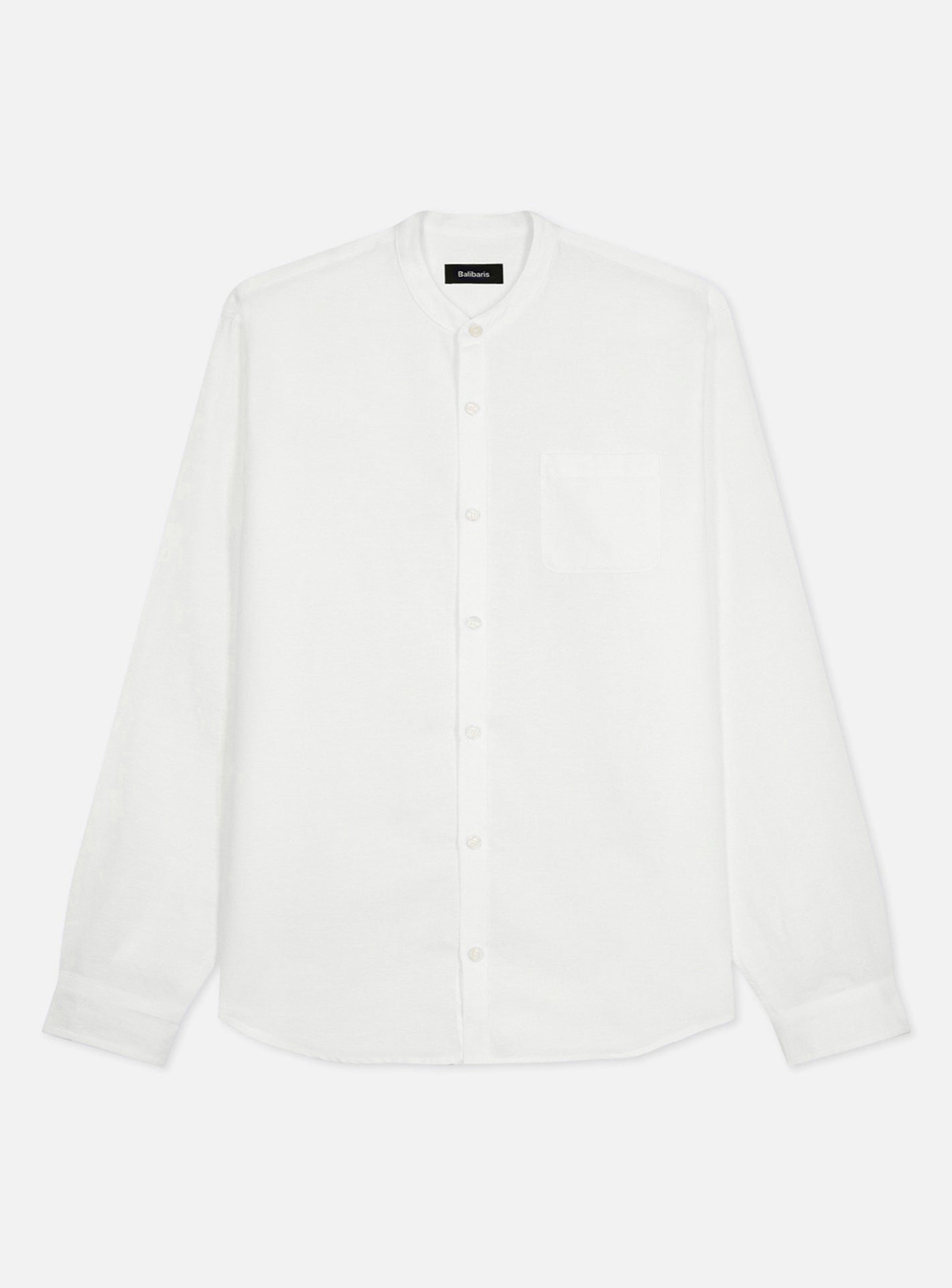 Chemise en lin Willis Blanc-7