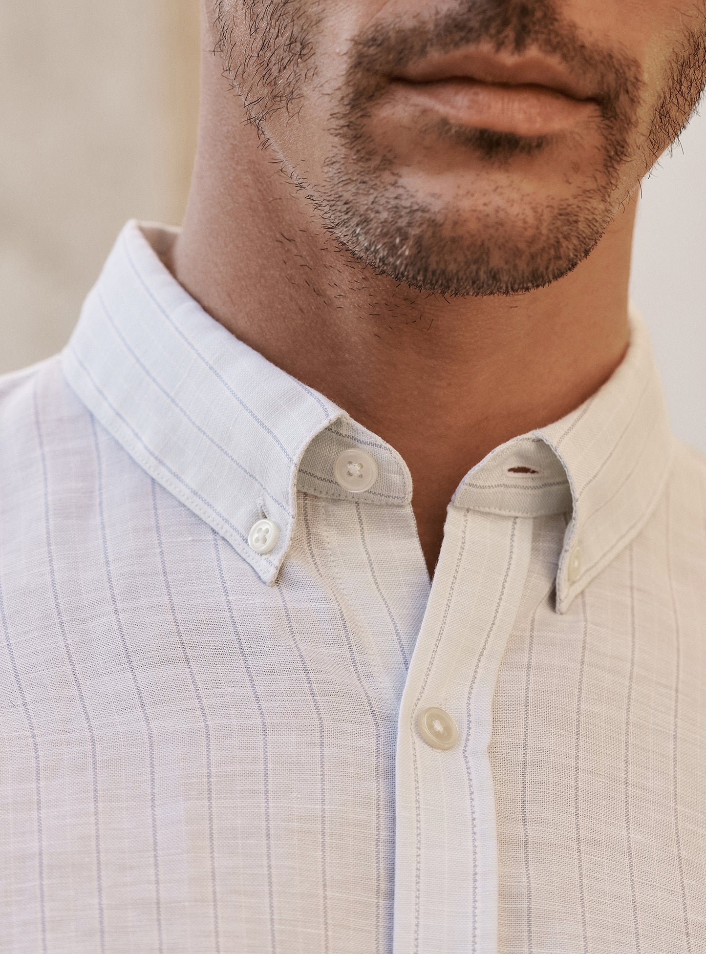 Chemise College Givre
