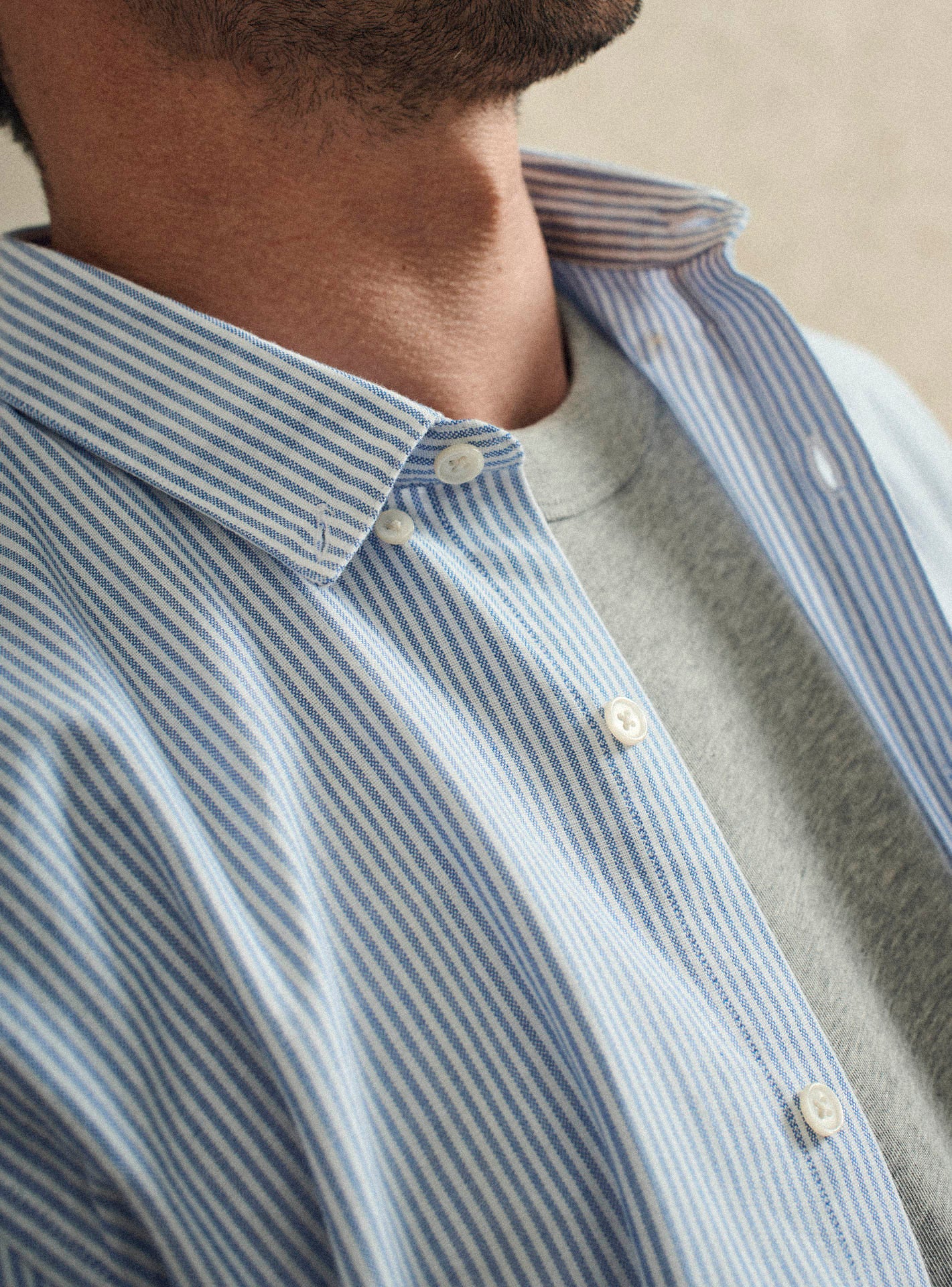 Chemise navy en coton Balibaris - Tribeca