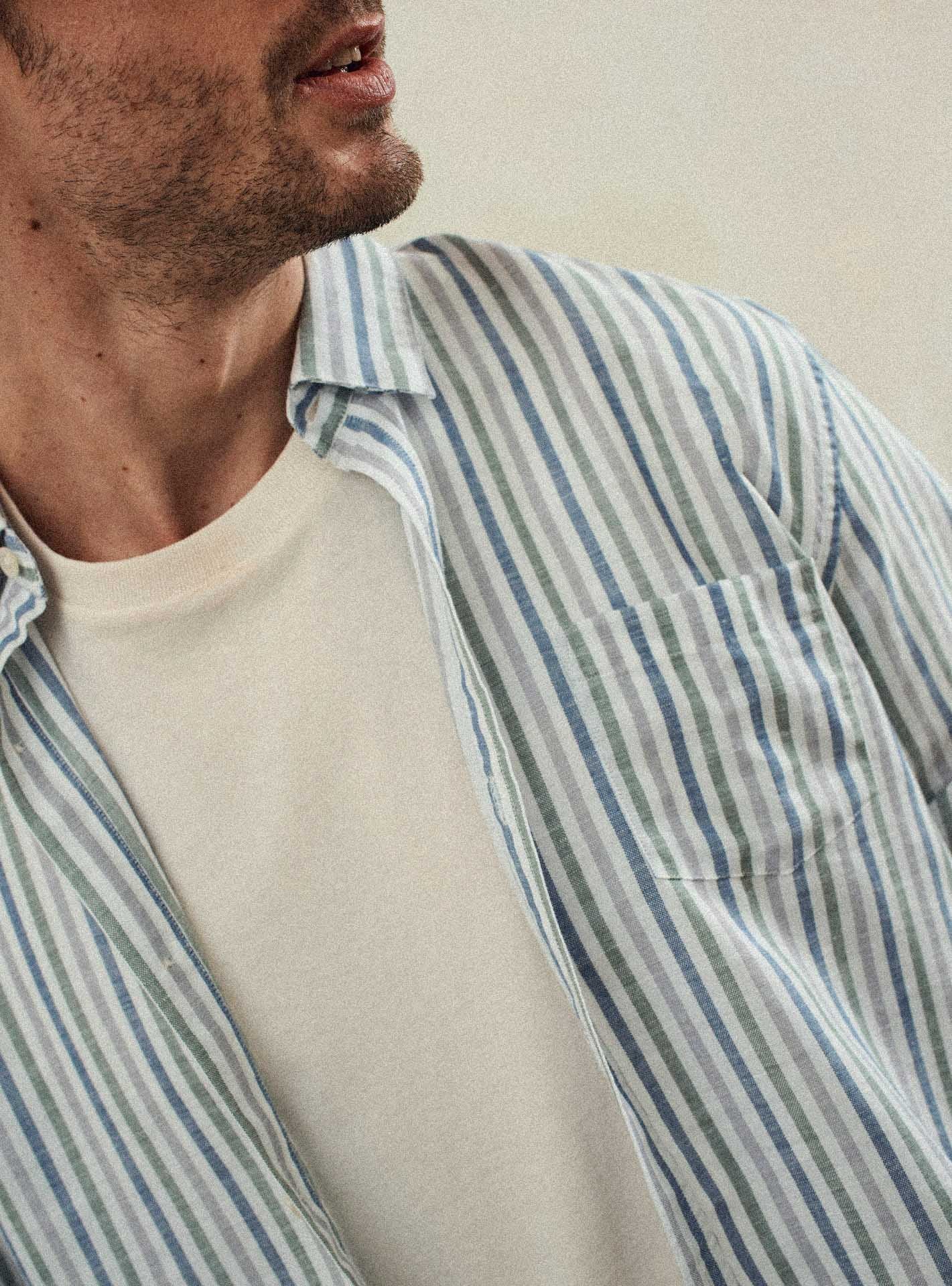 Chemise Soho Menthe Cobalt-2