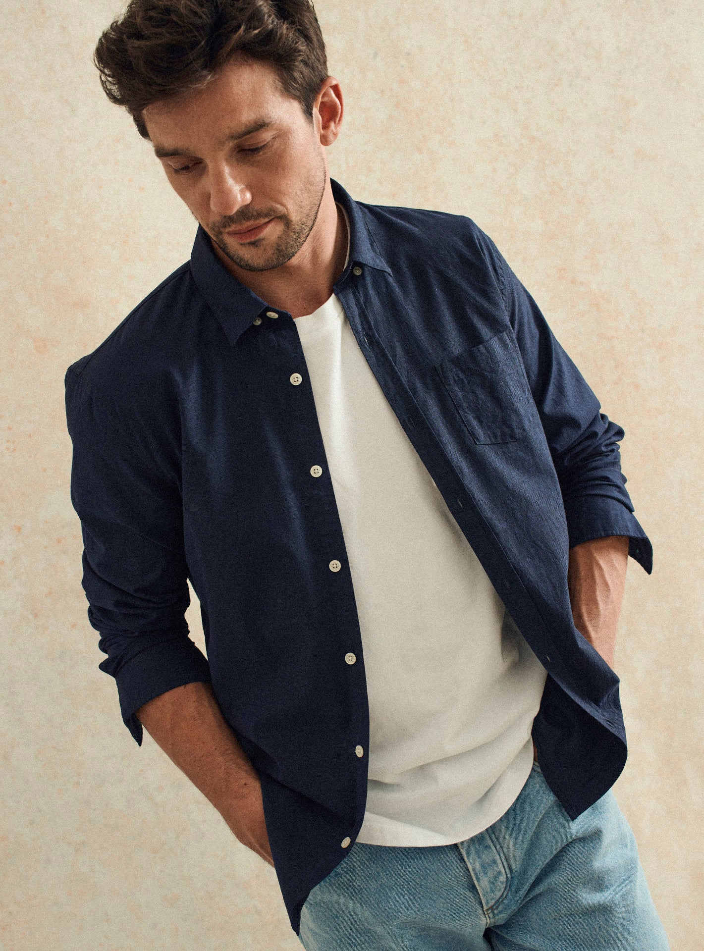 Chemise Soho Navy-1