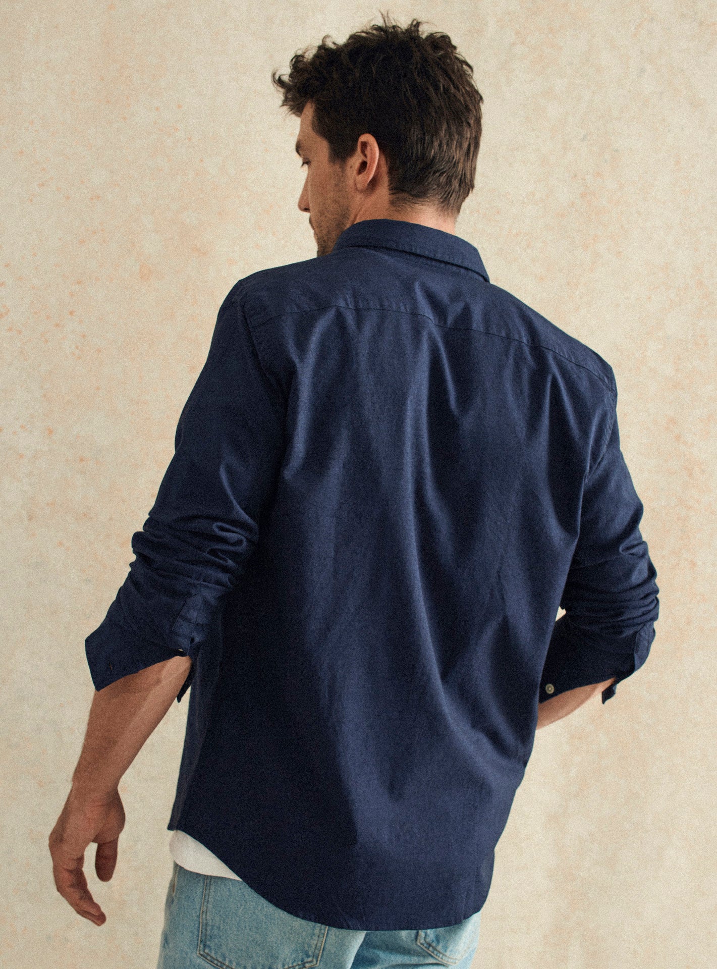 Chemise navy Balibaris - Soho - Plan taille