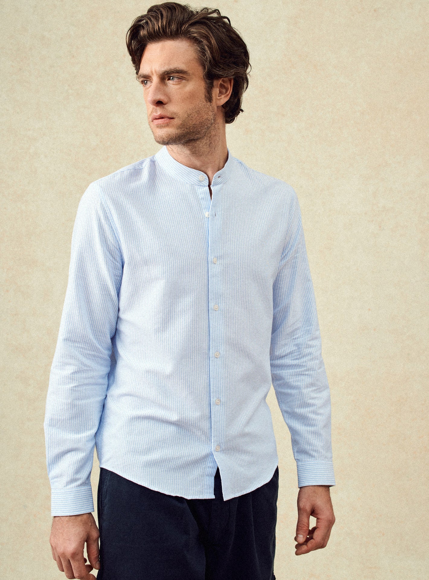 Chemise cloud en coton Balibaris - Gareth White/ - Plan taille
