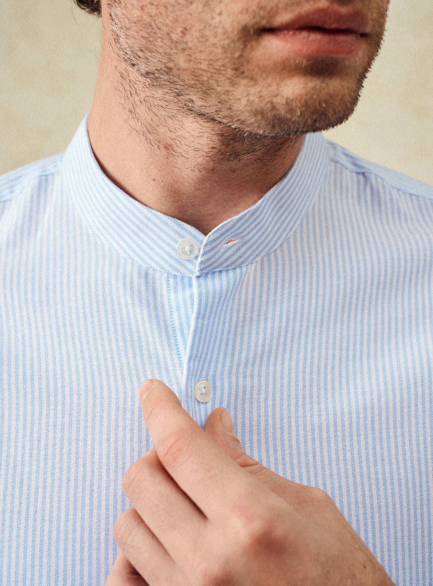 Chemise Gareth White/Cloud-2