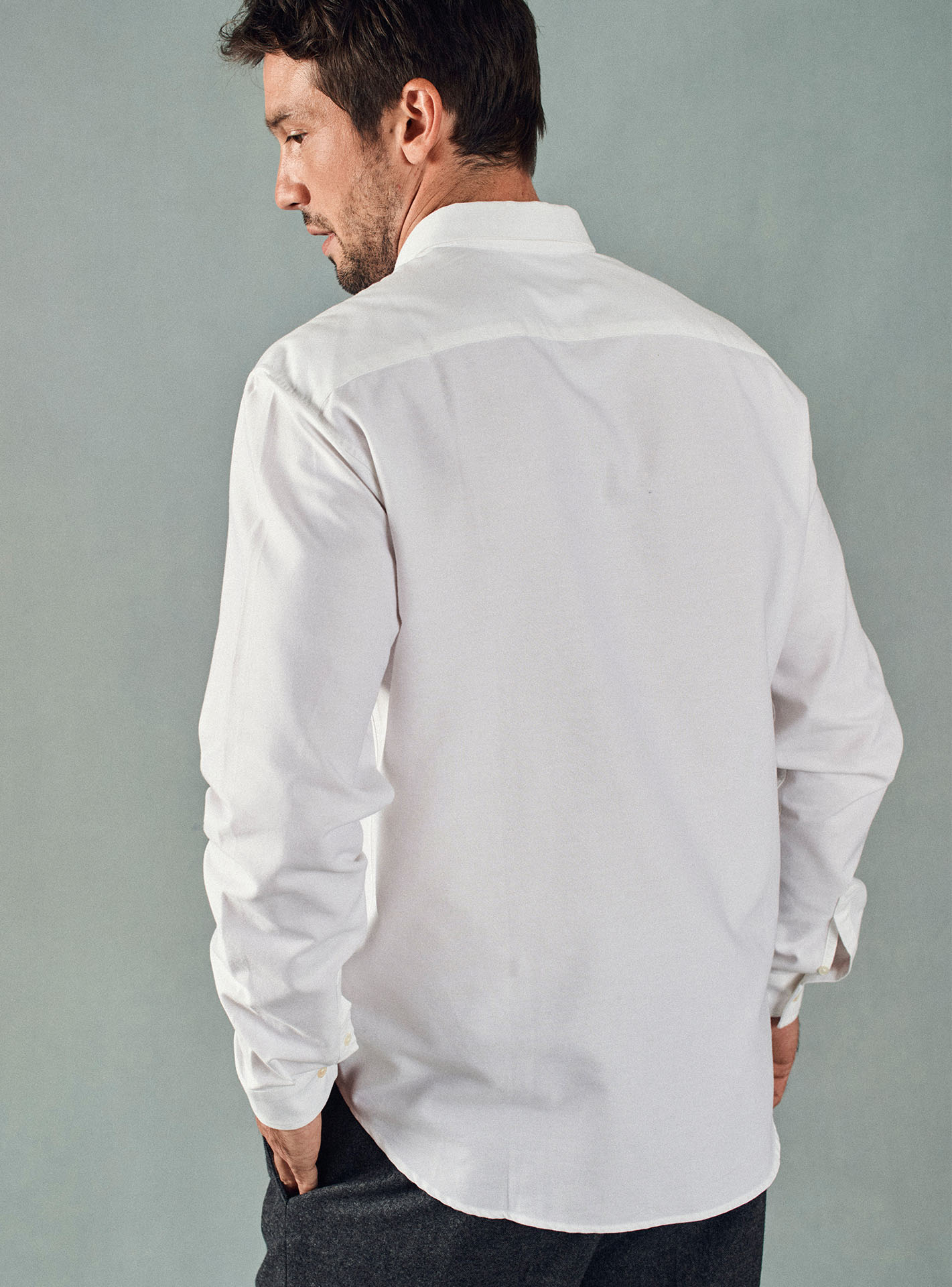 Chemise en coton Balibaris - College White - Plan taille