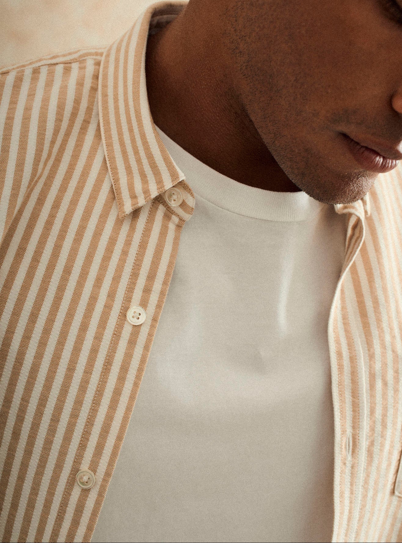 Chemise Soho Ecru/Moutarde-2