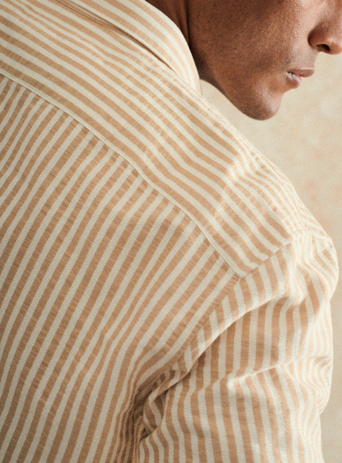 Chemise Soho Ecru/Moutarde