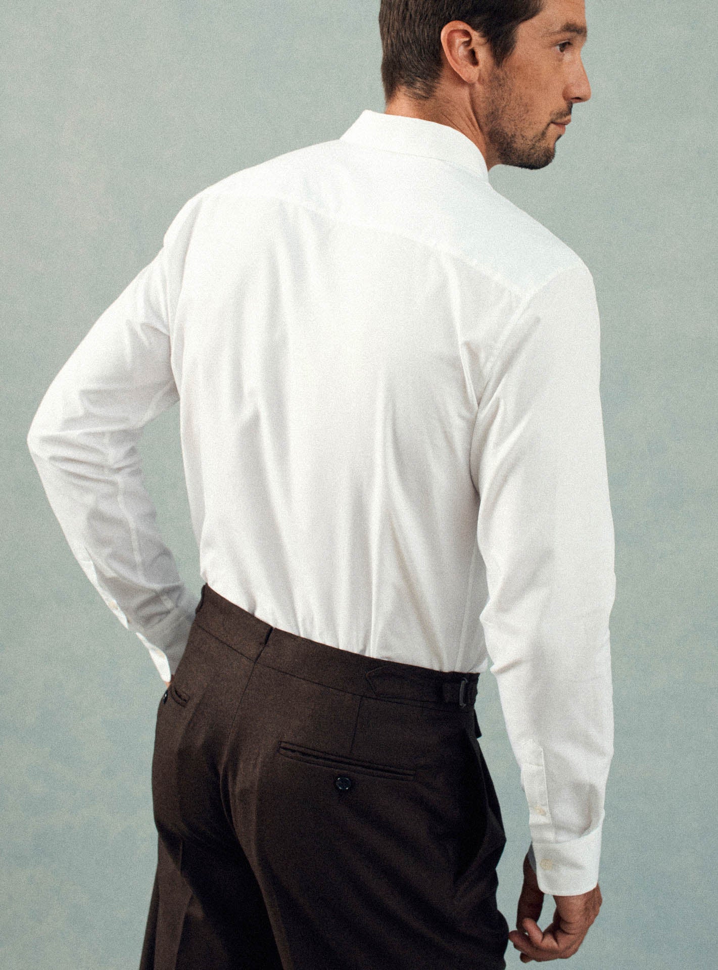 Chemise en coton Balibaris - Jake White - Plan taille