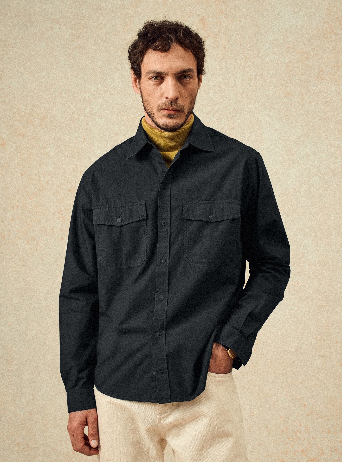 Robert Anthracite Shirt-1