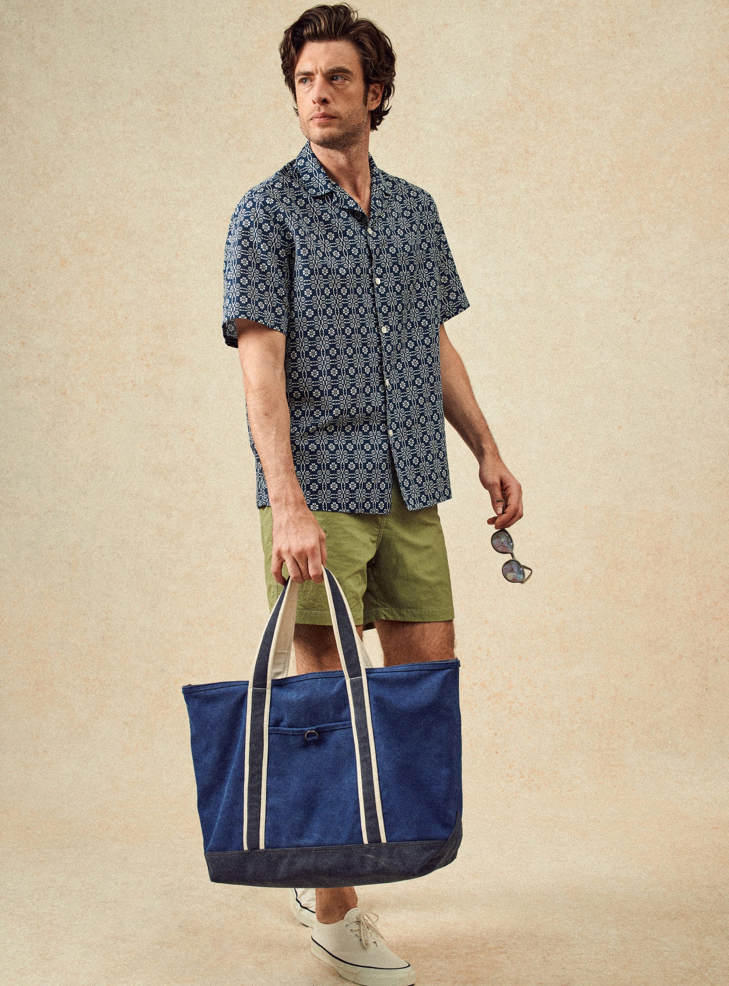 Chemise Harry Océan/Ecru-5