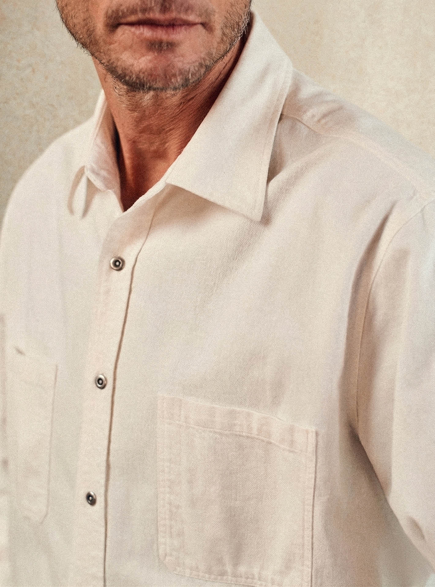 Chemise Roger Ecru-3