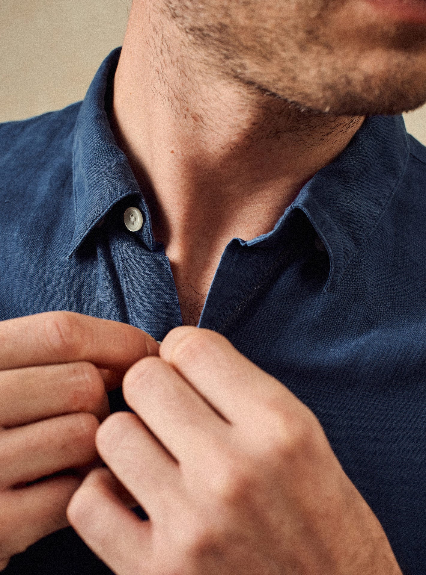 Chemise en coton Balibaris - Mercer Océan