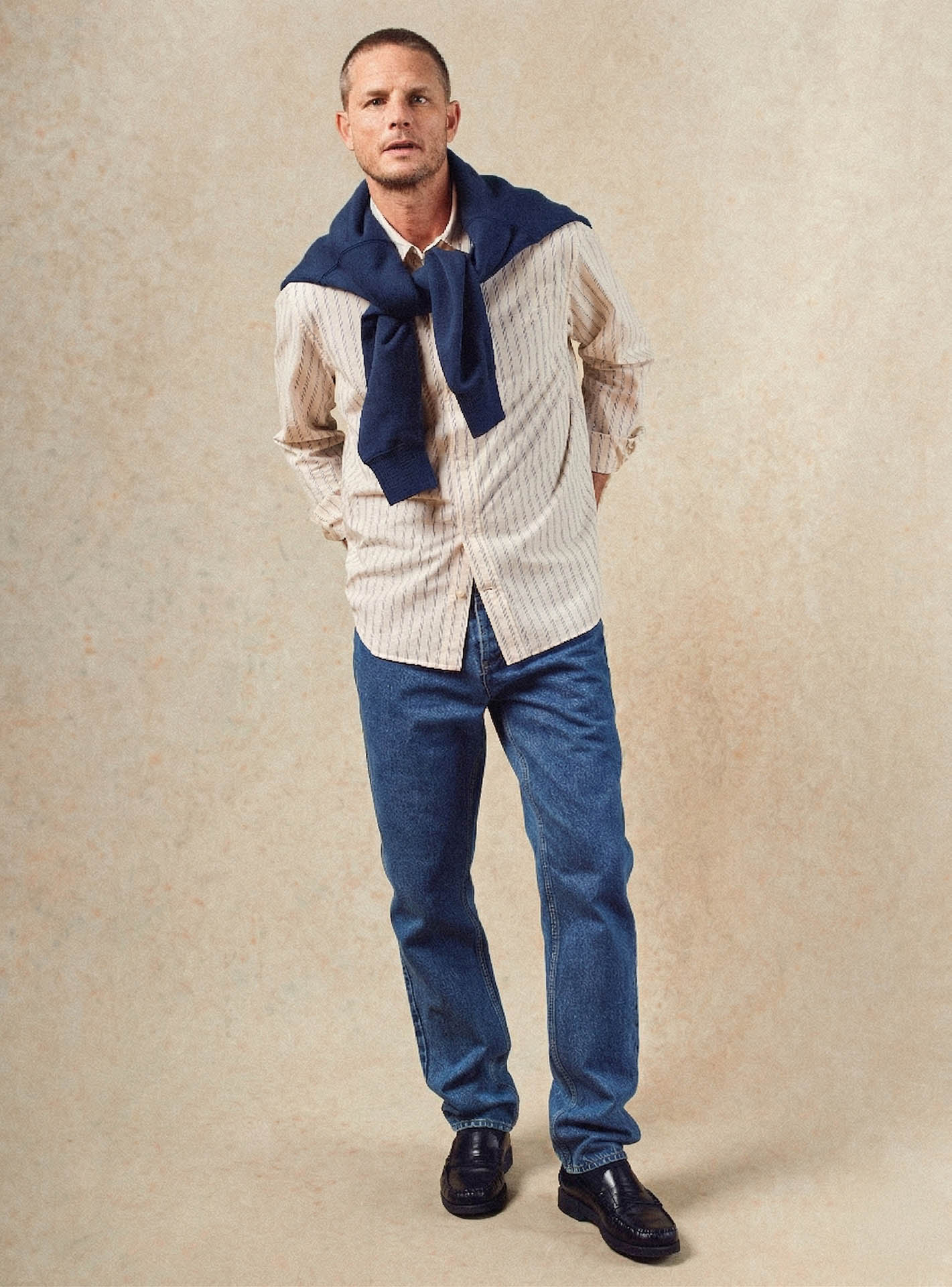 Chemise anthracite en coton Balibaris - Robin Brume/