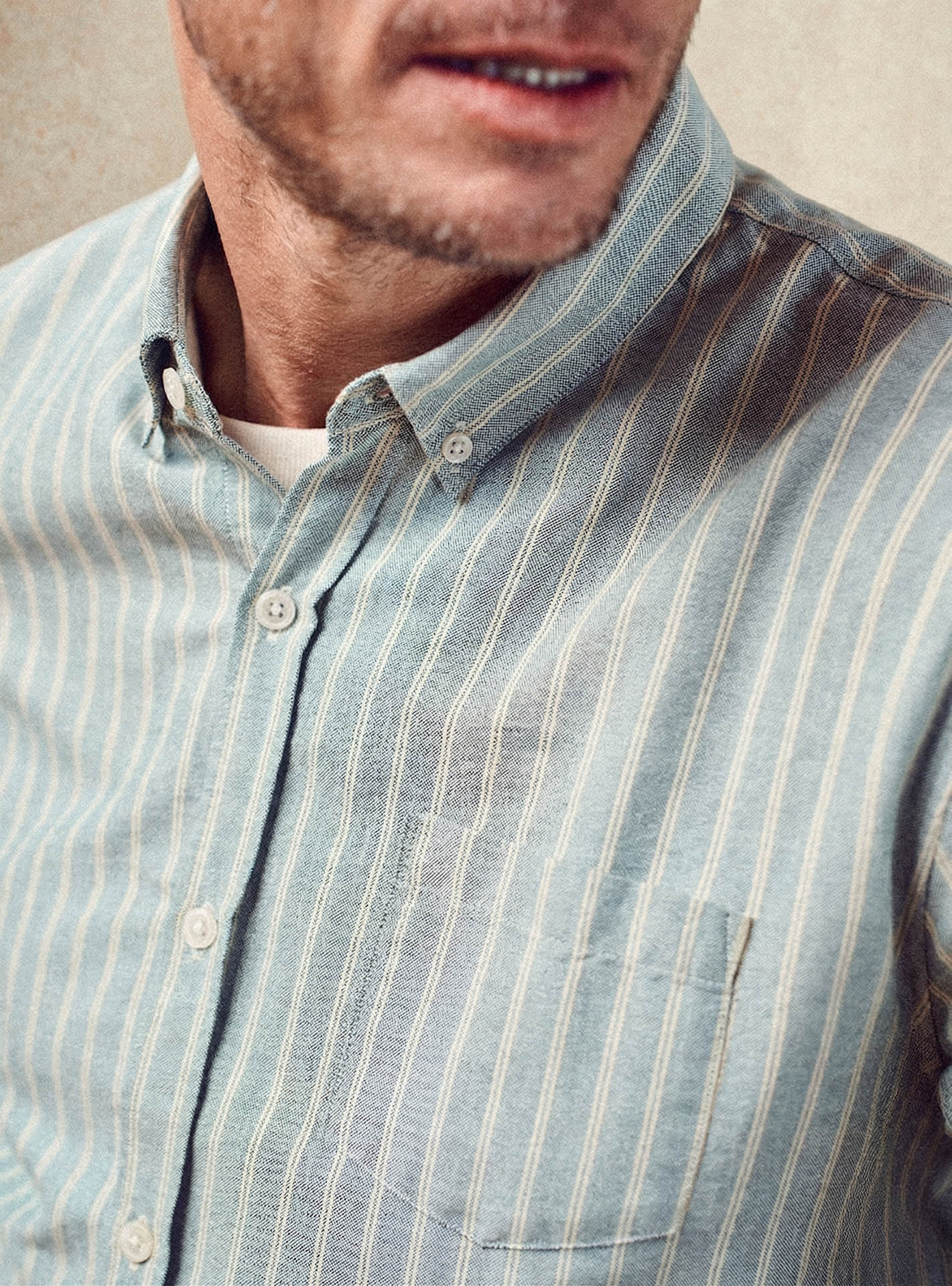 Chemise Tribeca Lichen/Beige-2