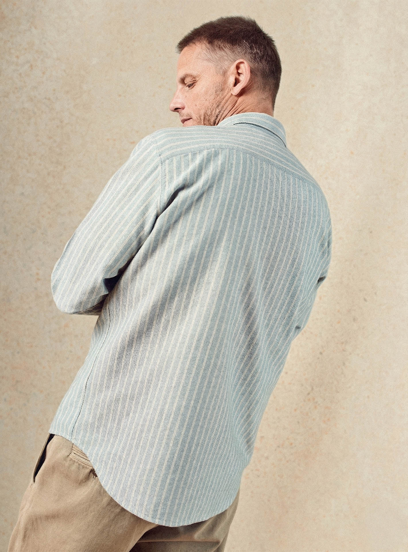 Chemise Tribeca Lichen/Beige-5