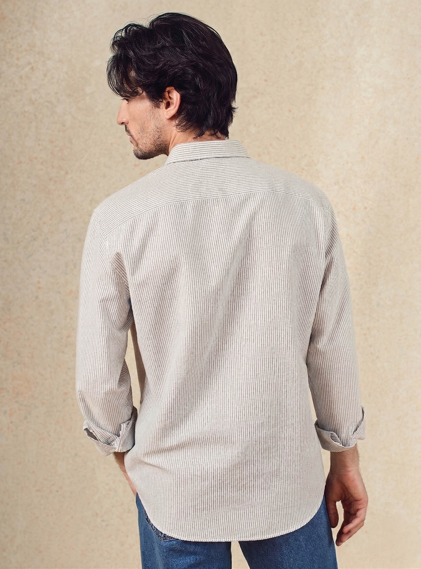 Mercer Lichen/Off-white Shirt-4