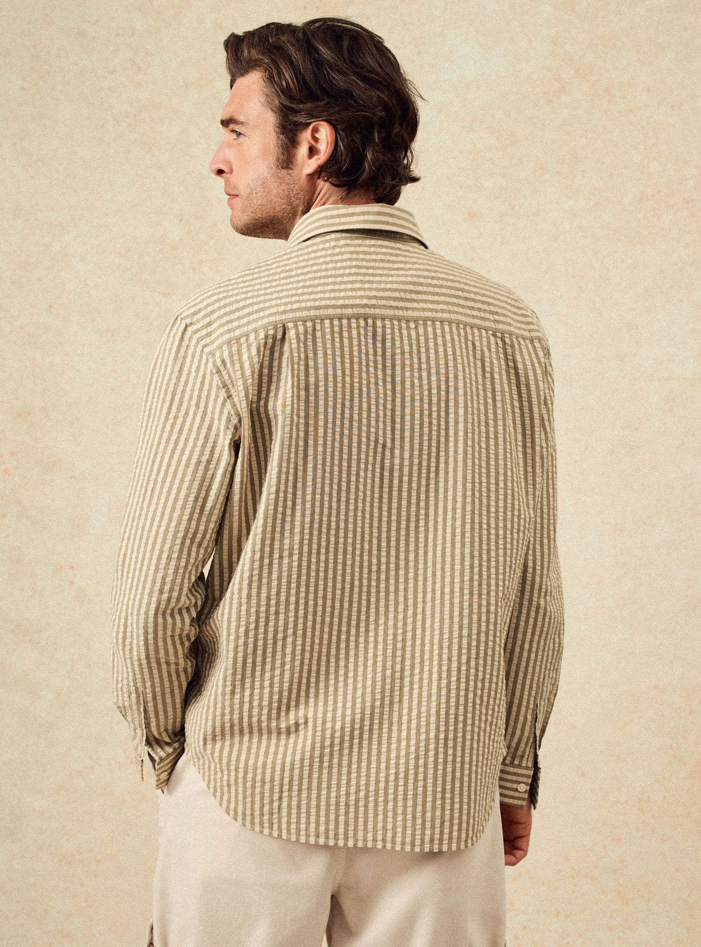 Robin Shirt Sage/Off-white-4