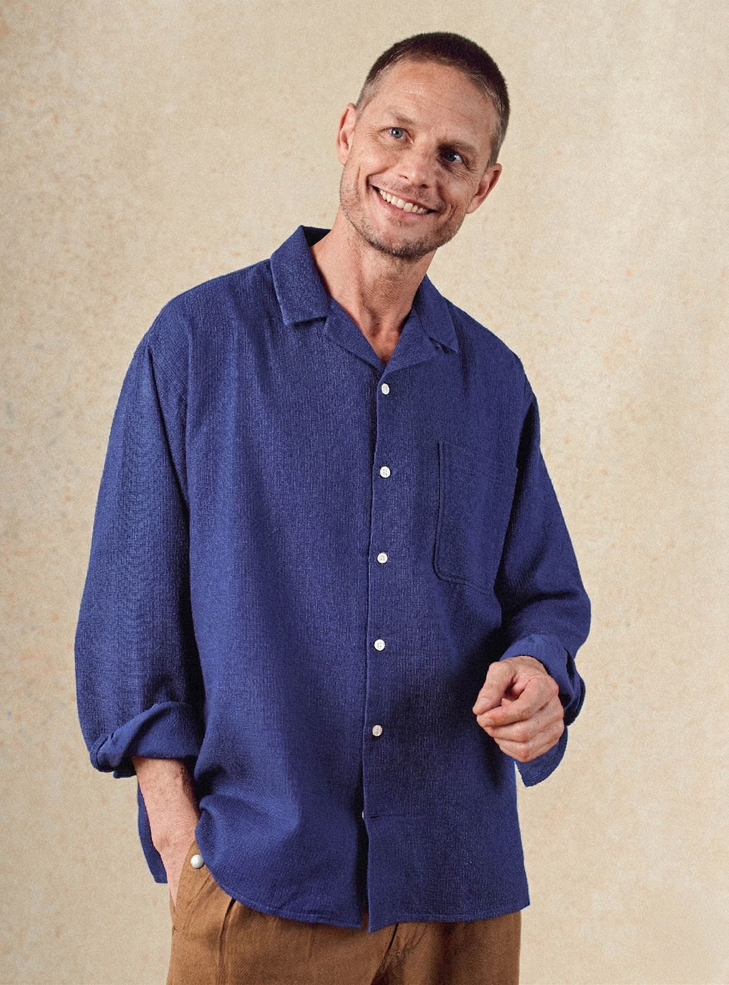 Chemise en coton Balibaris - Liam Stone - Plan taille