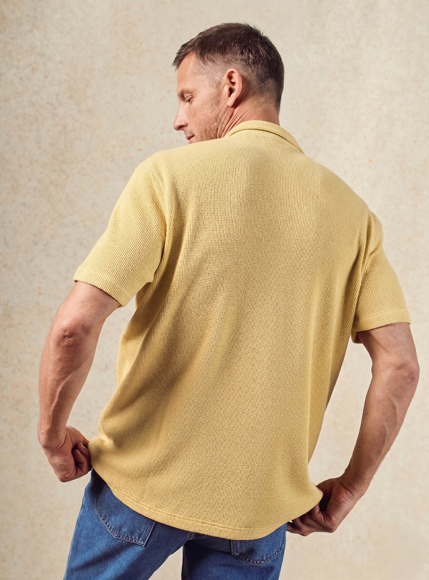 Chemise Balibaris - Harlem Raffia - Plan taille