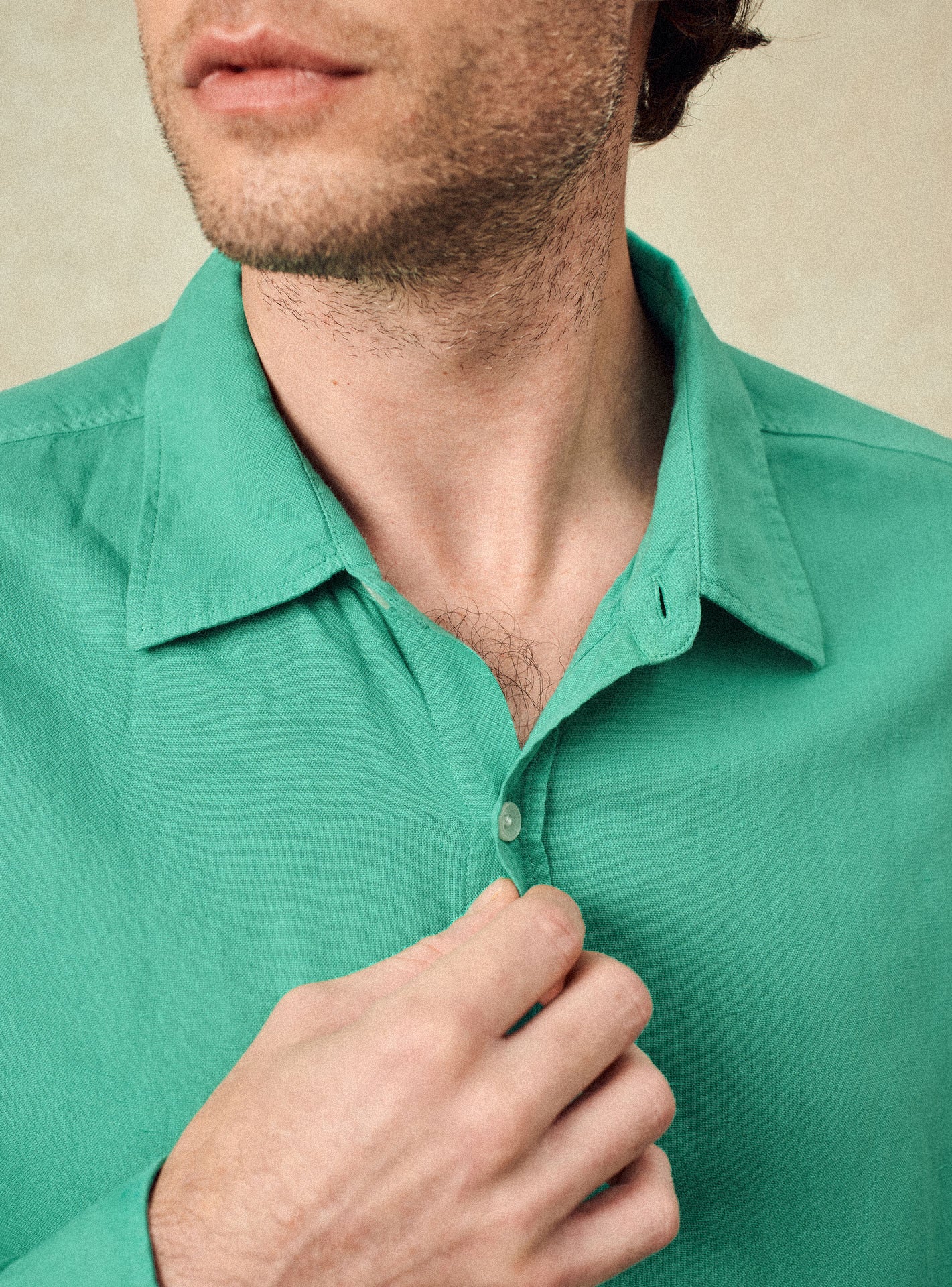 Chemise en coton Balibaris - Robin Emeraude